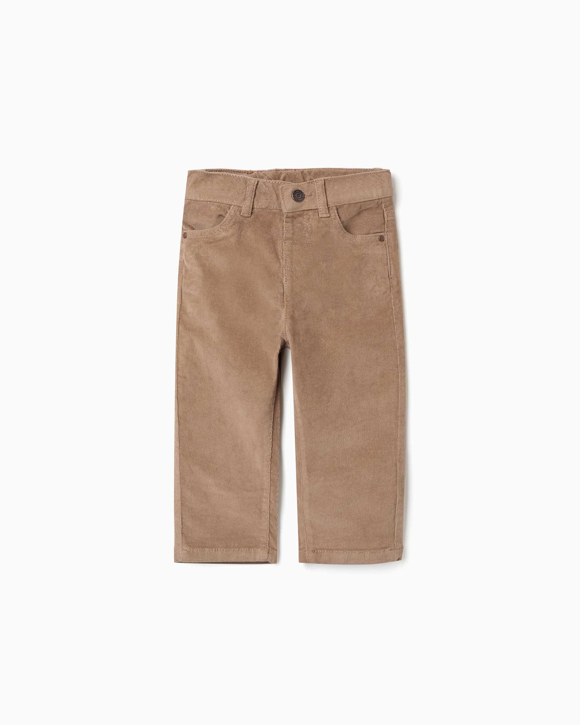 Imagen 1 de Pantalón de bebé niño de pana y de corte recto - Zippy - Beige Beige