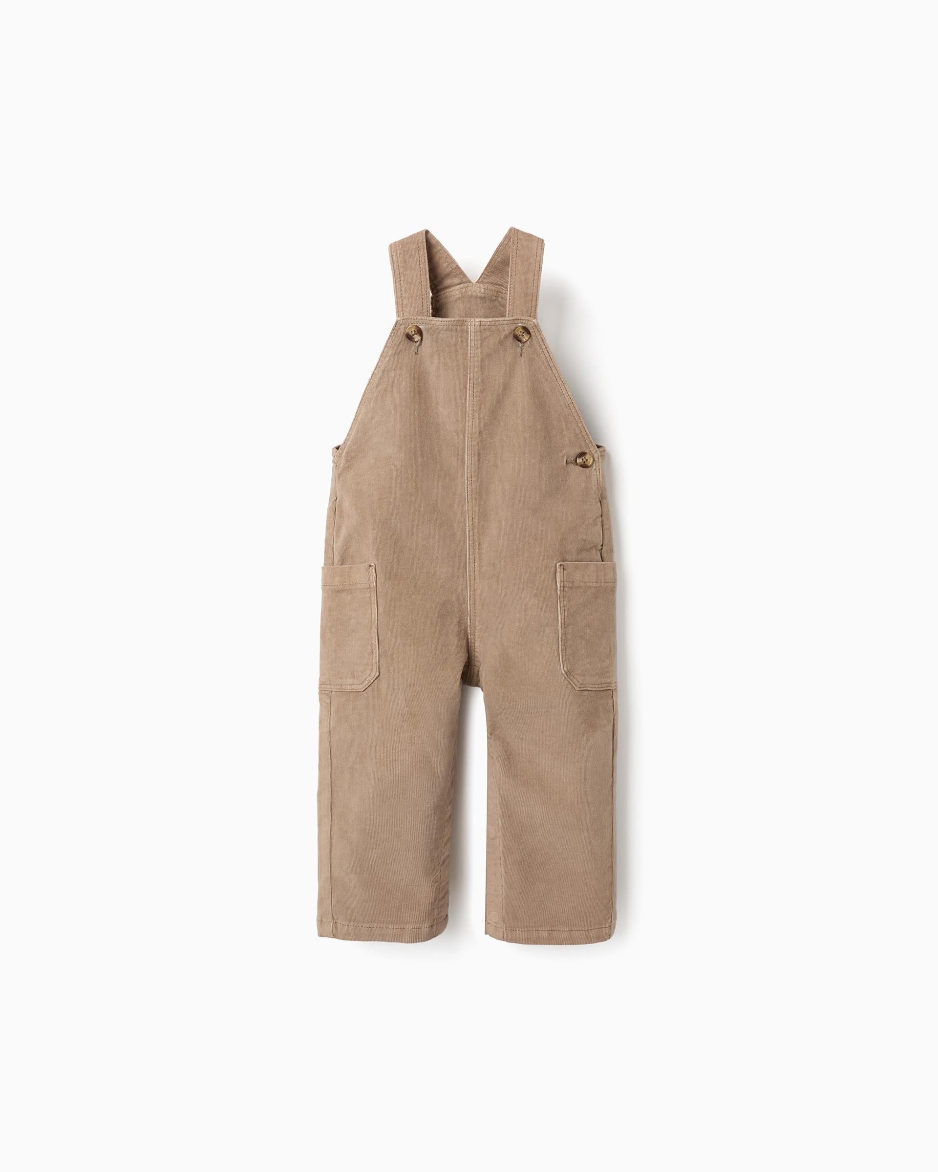 Peto de bebé niño de pana - Zippy - Beige Beige-1