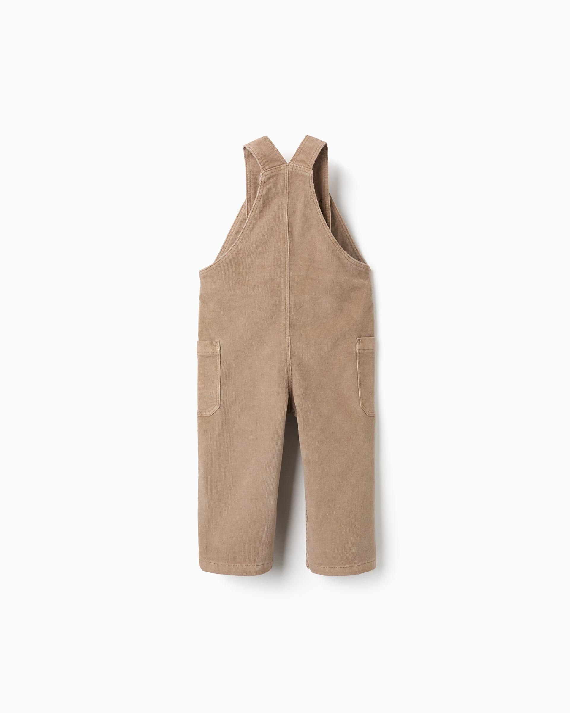 Peto de bebé niño de pana - Zippy - Beige Beige-3
