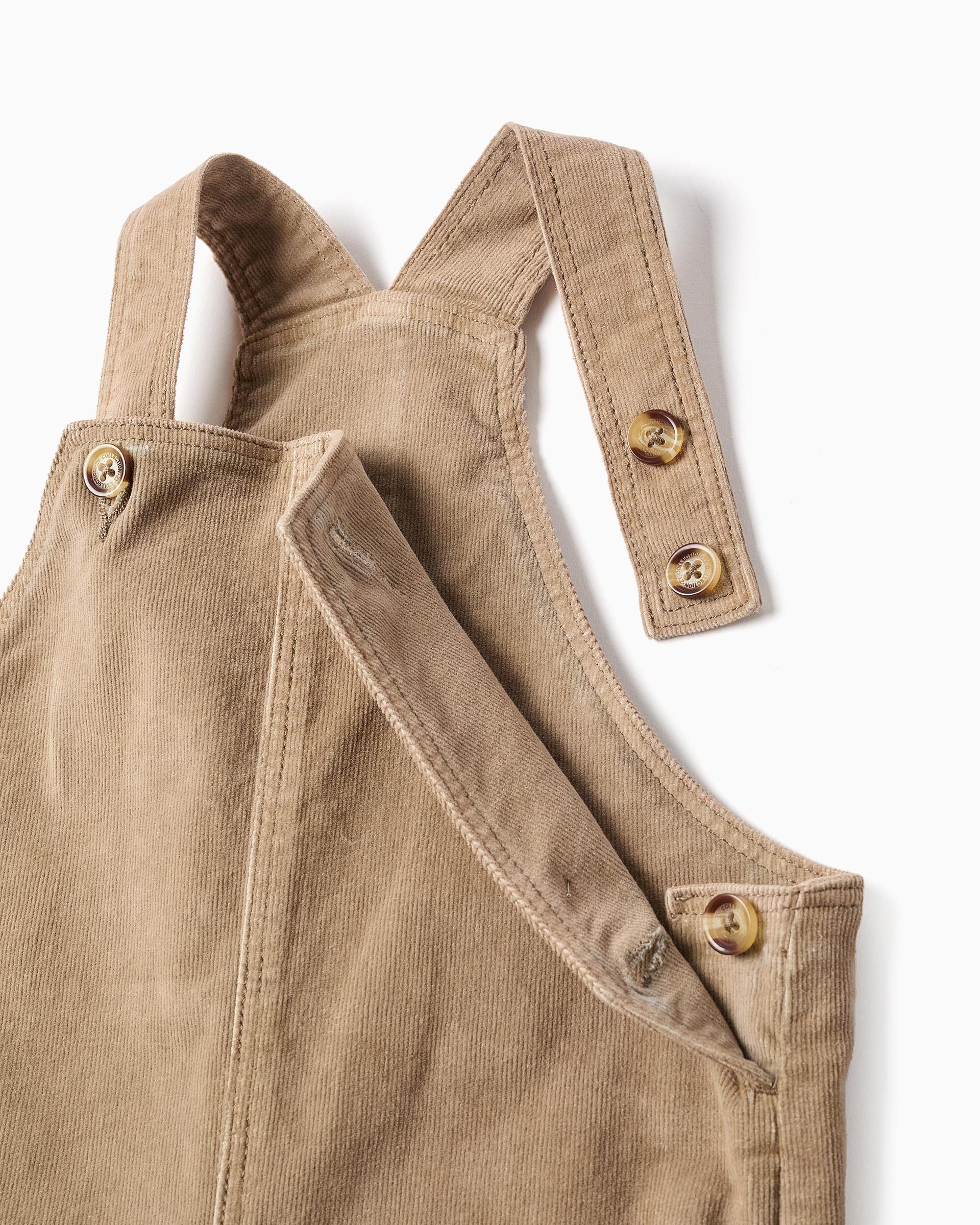 Peto de bebé niño de pana - Zippy - Beige Beige-2
