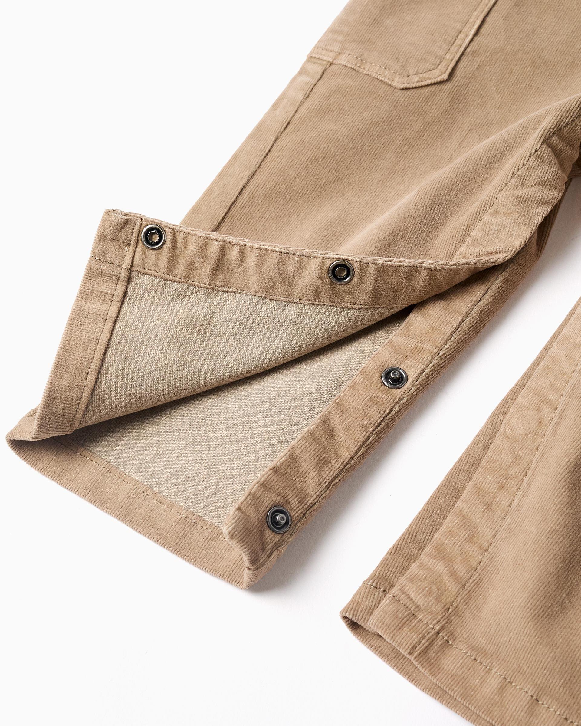 Peto de bebé niño de pana - Zippy - Beige Beige-4