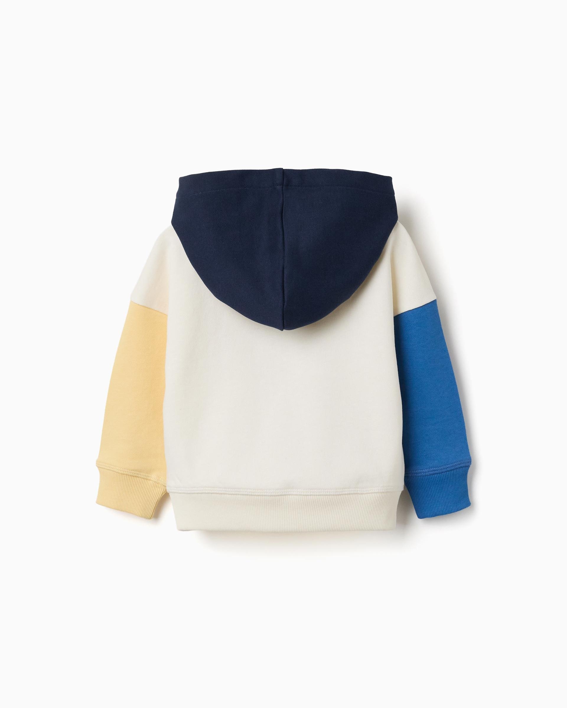 Sudadera de bebé niño 100% algodón y con estampado super friends - Zippy - Blanco Blanco-3