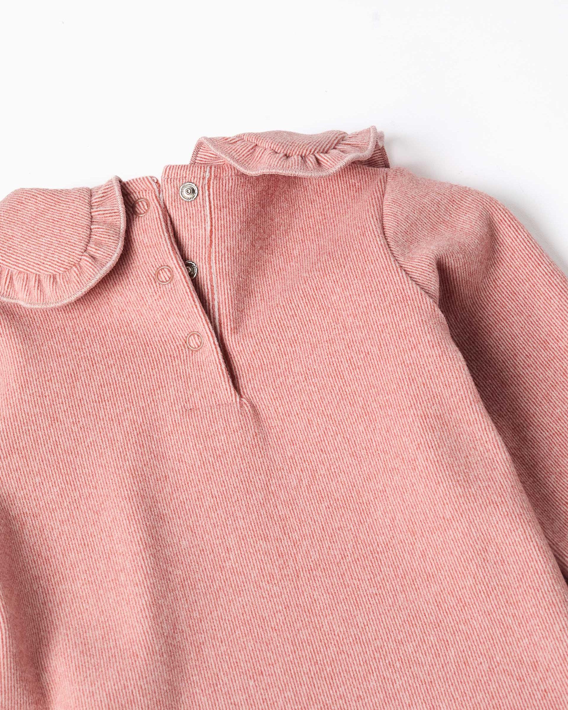 Conjunto de bebé niña de punto y con volantes - Zippy - Rosa Rosa-3