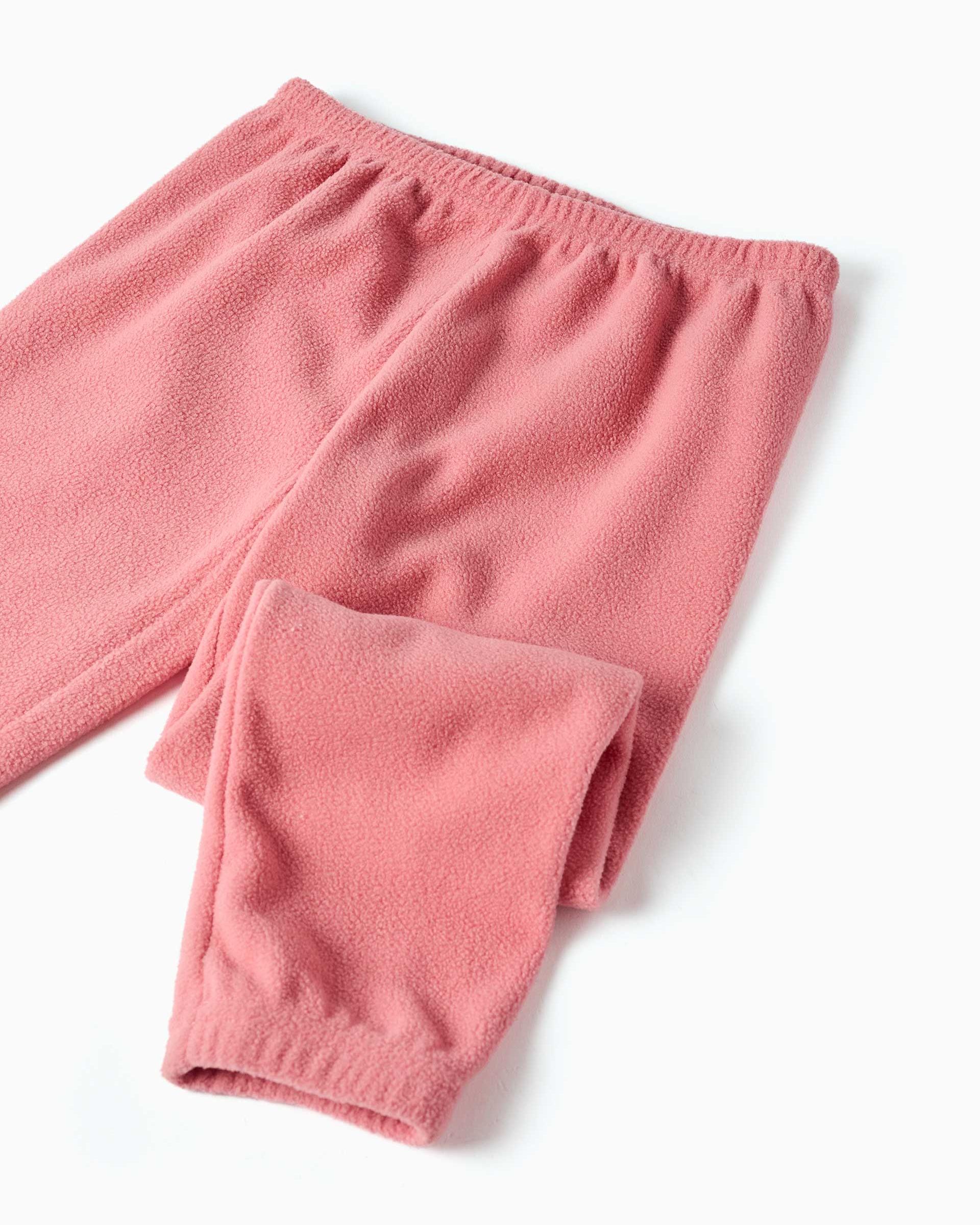 Imagen 4 de Pijama de niña de felpa polar y con unicornio bordado - Zippy - Blanco Blanco