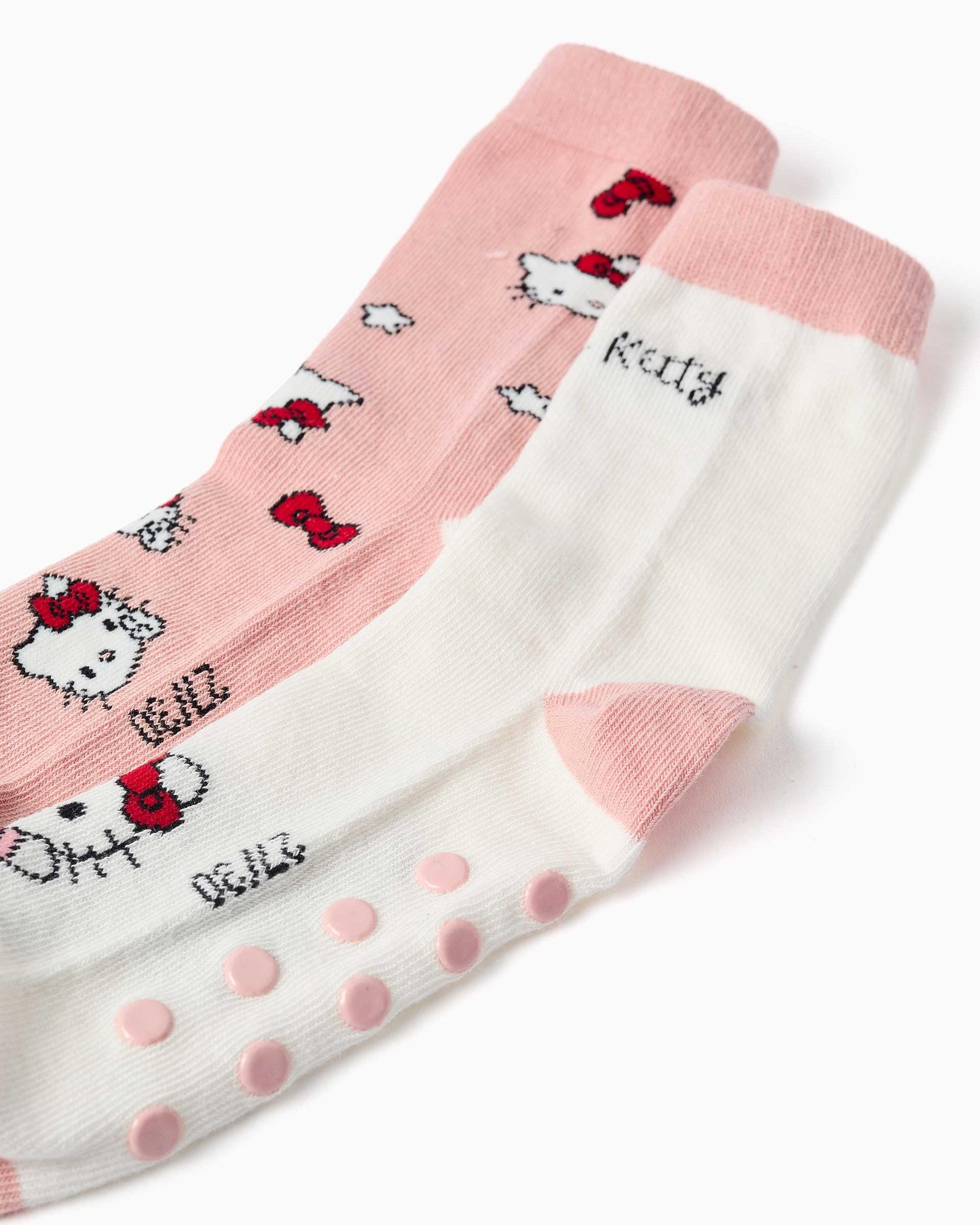 Pack de 2 calcetines de niña antideslizantes y con estampados hello kitty - Zippy - Multicolor Multicolor-2