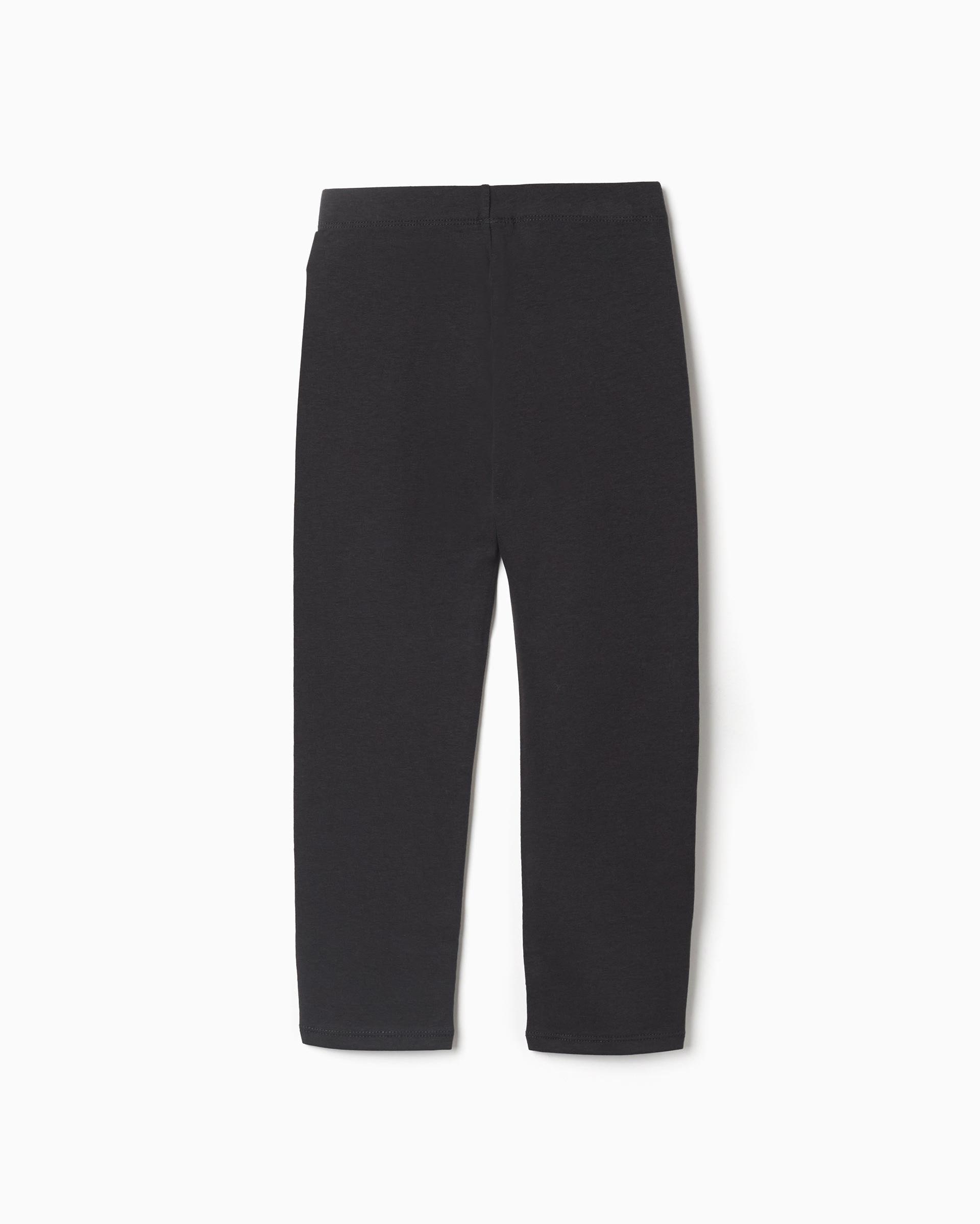 Pack de 2 leggins de niña de algodón y con cintura elástica - Zippy - Rosa Rosa-3