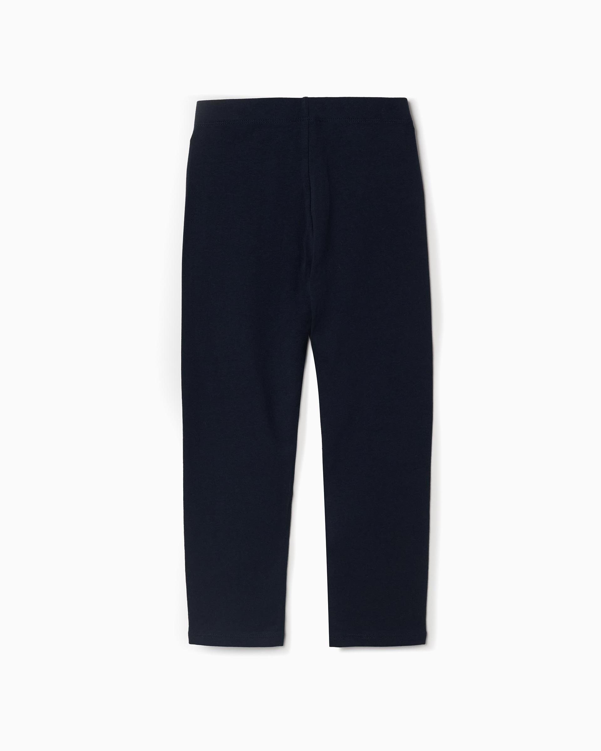 Pack de 2 leggins de niña de algodón y con cintura elástica - Zippy - Verde claro Verde claro-3