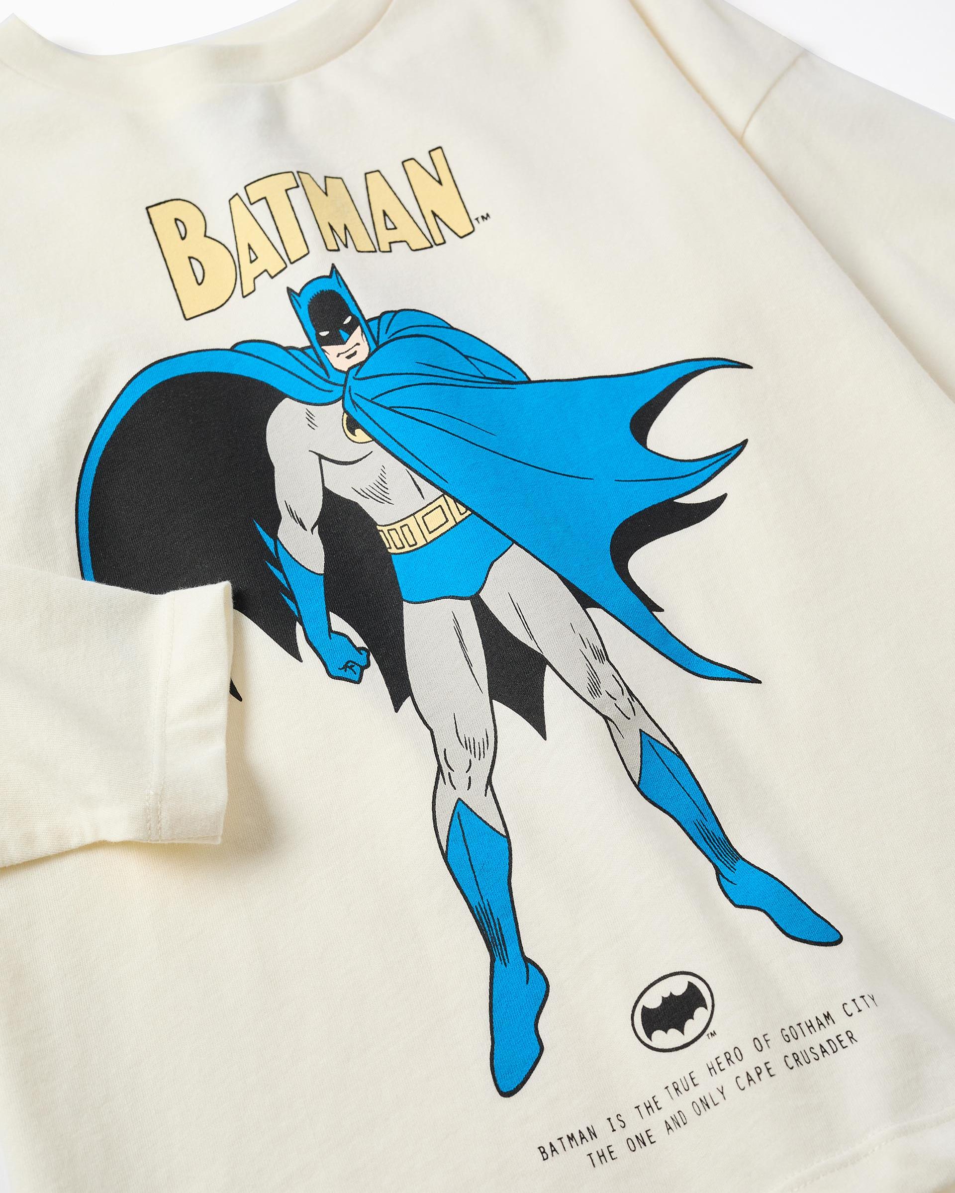 Camiseta de niño 100% algodón y con estampado batman - Zippy - Blanco Blanco-2