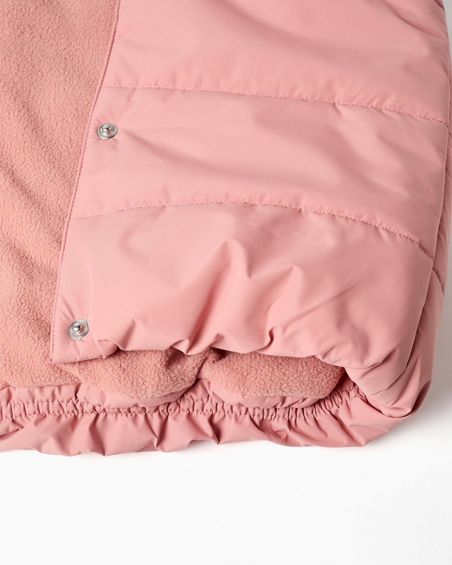 Chaleco de niña con forro polar y volantes - Zippy - Rosa Rosa-4