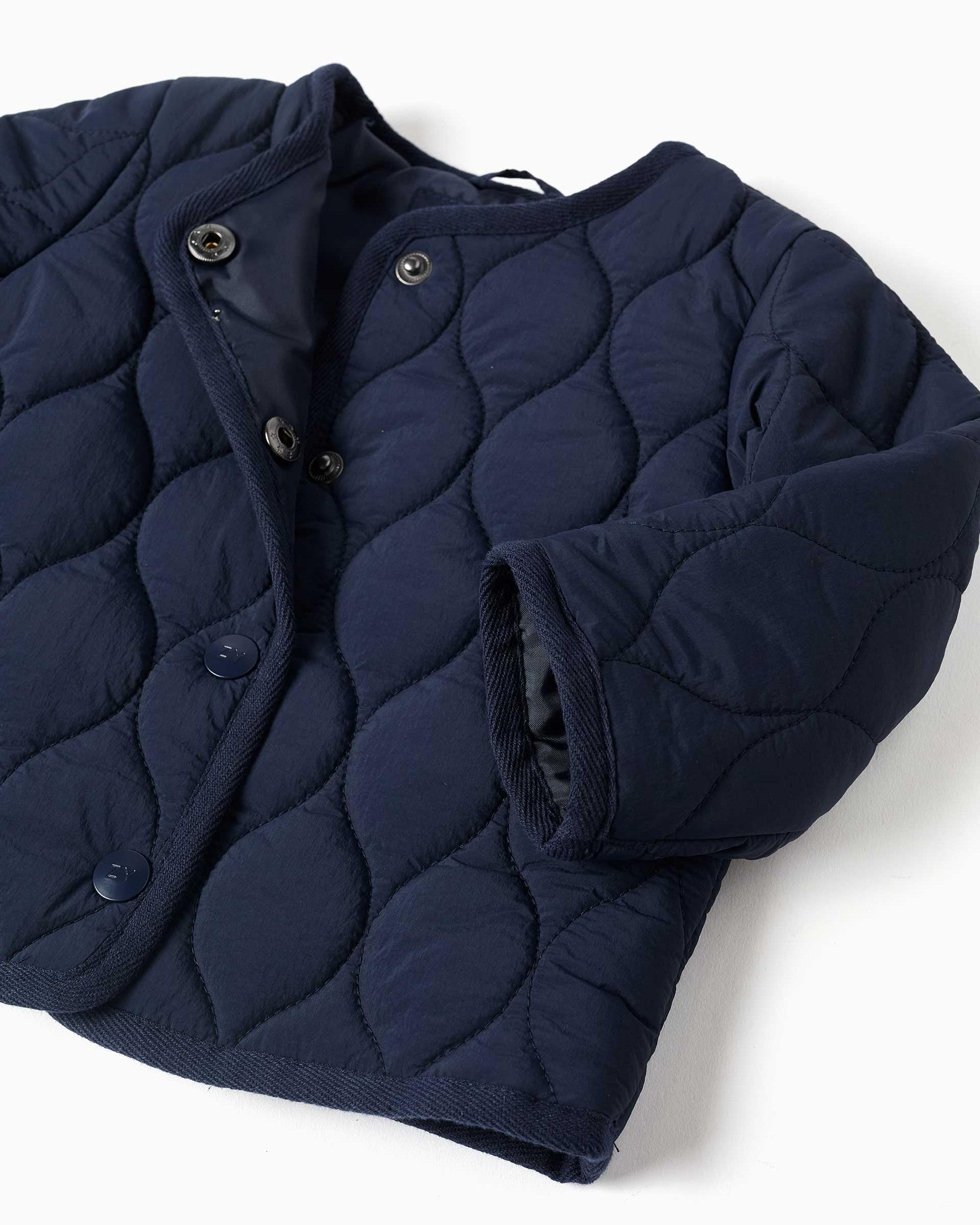 Imagen 2 de Parka de bebé niño acolchado y con automáticos - Zippy - Azul marino Azul marino