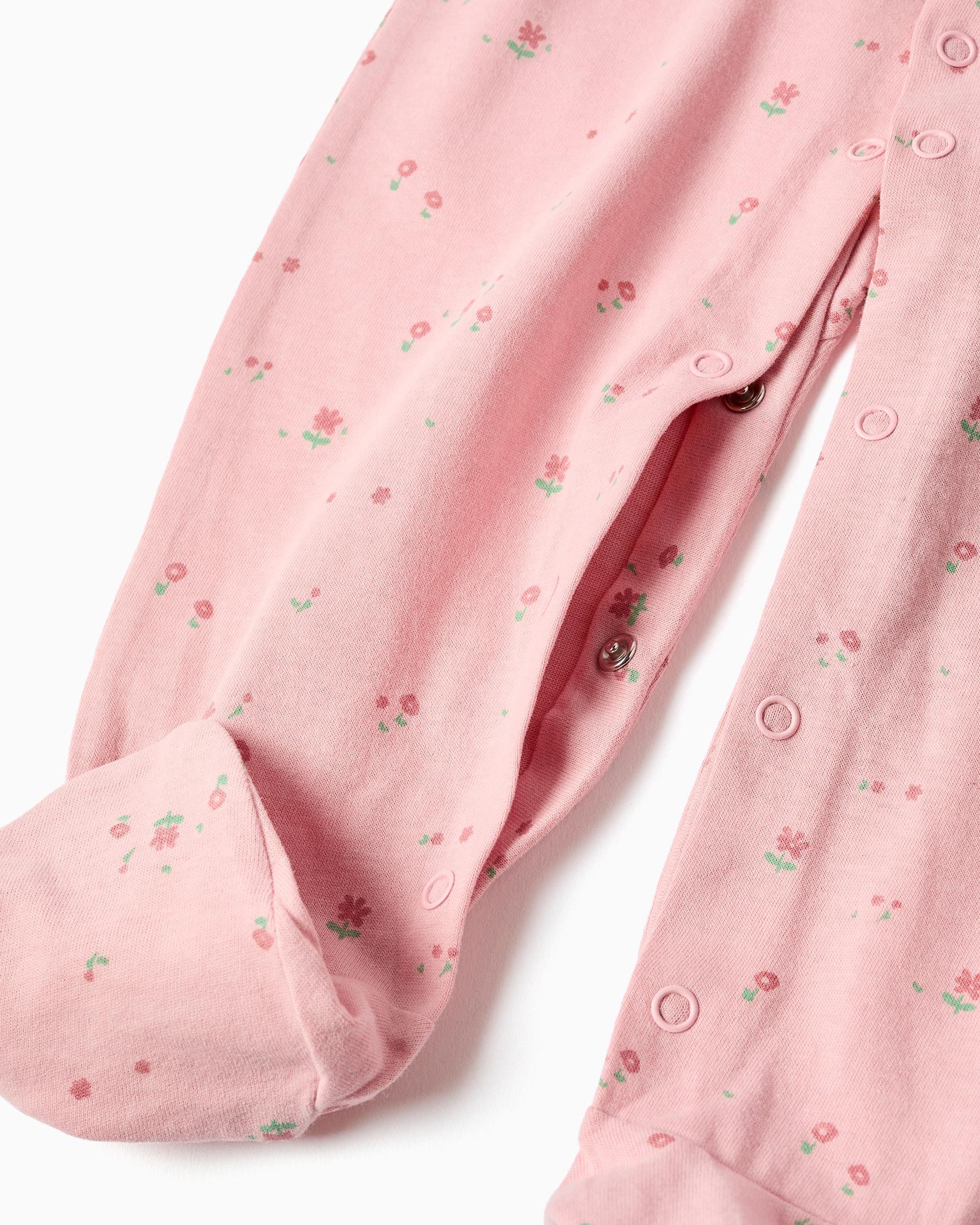 Pack de 2 pijamas peleles de bebé niña 100% algodón y con estampado - Zippy - Multicolor Multicolor-4