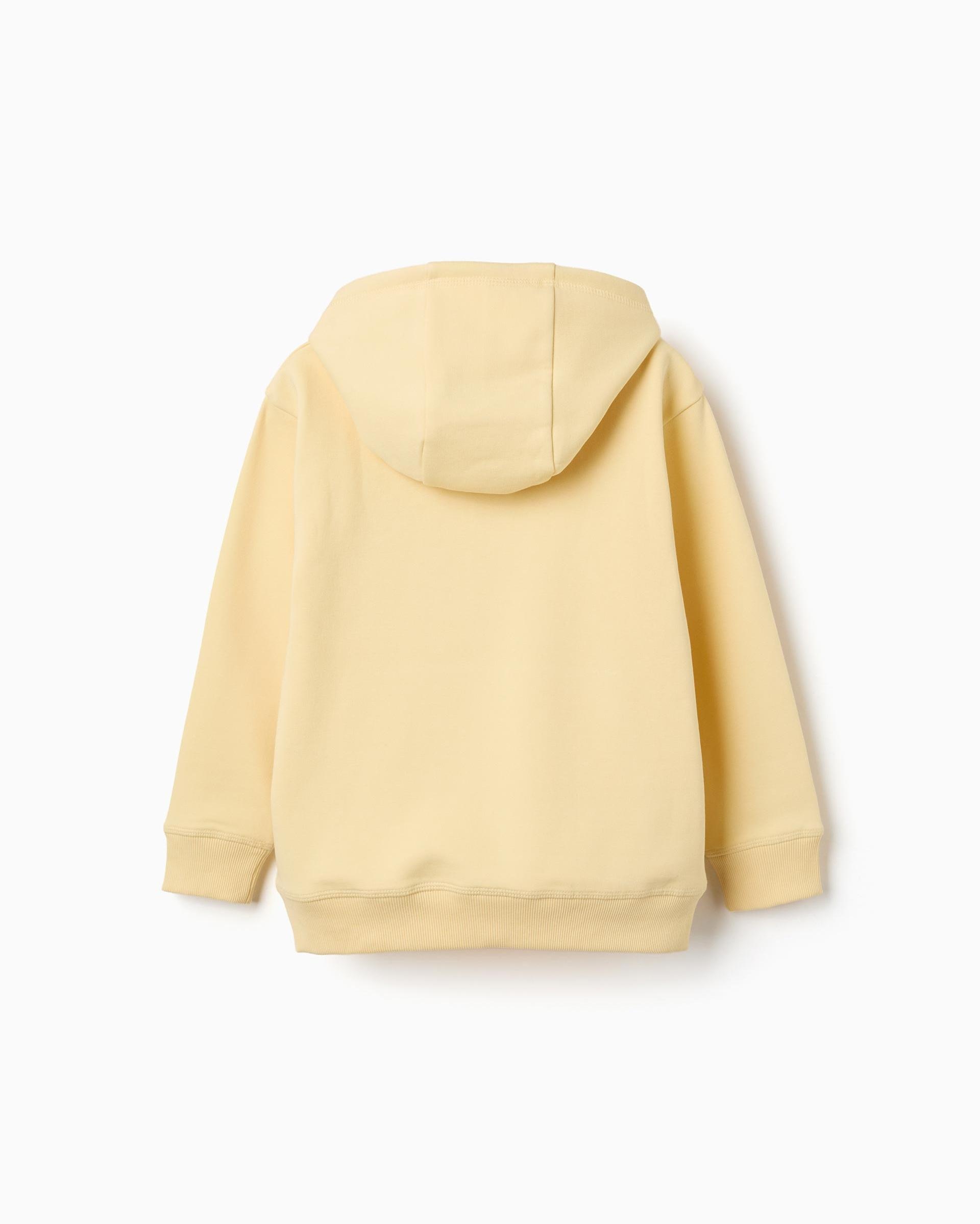Imagen 3 de Sudadera de niño perchada y con estampado batman - Zippy - Amarillo Amarillo