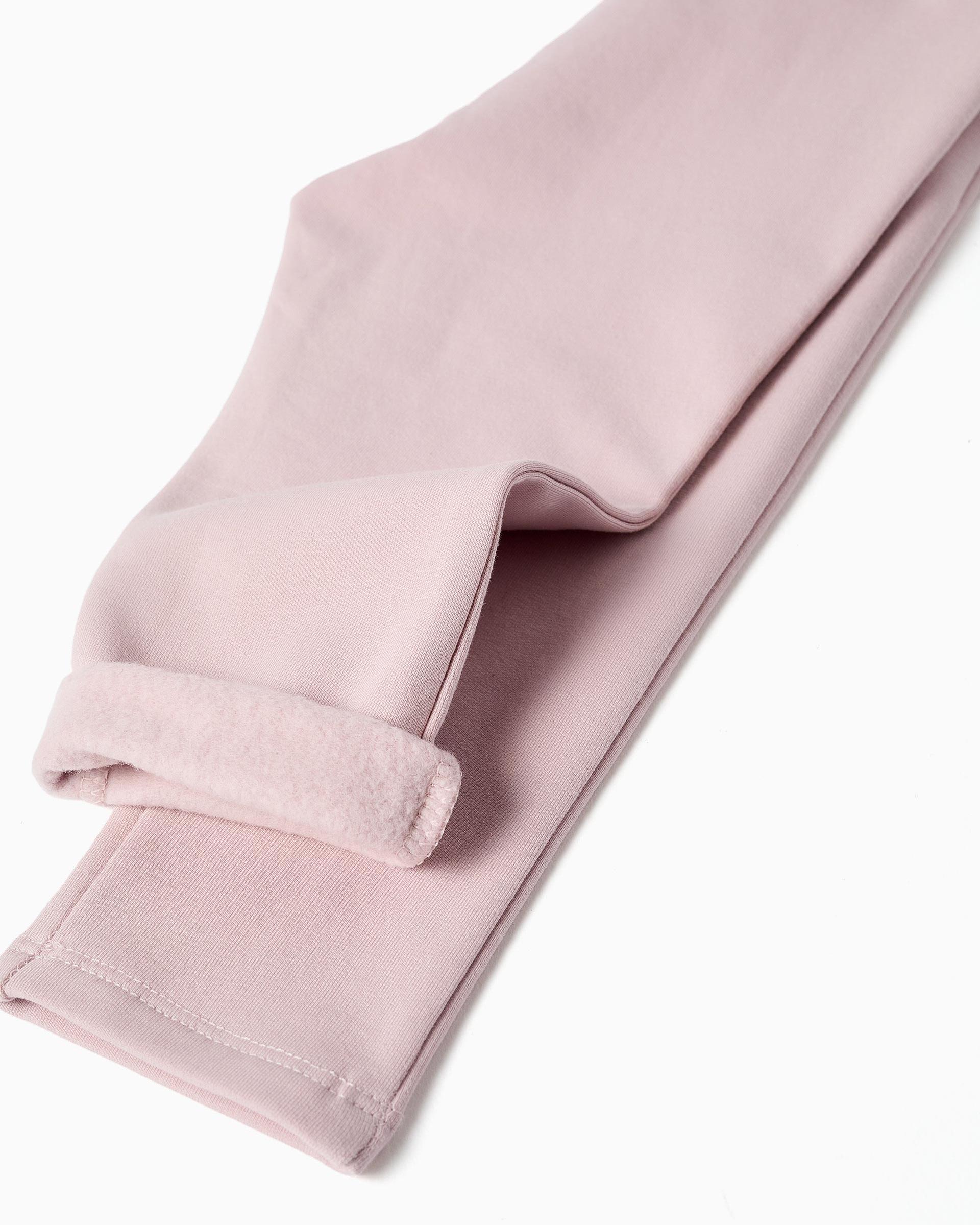Chándal de bebé niña perchado y con estampado - Zippy - Lila Lila-5