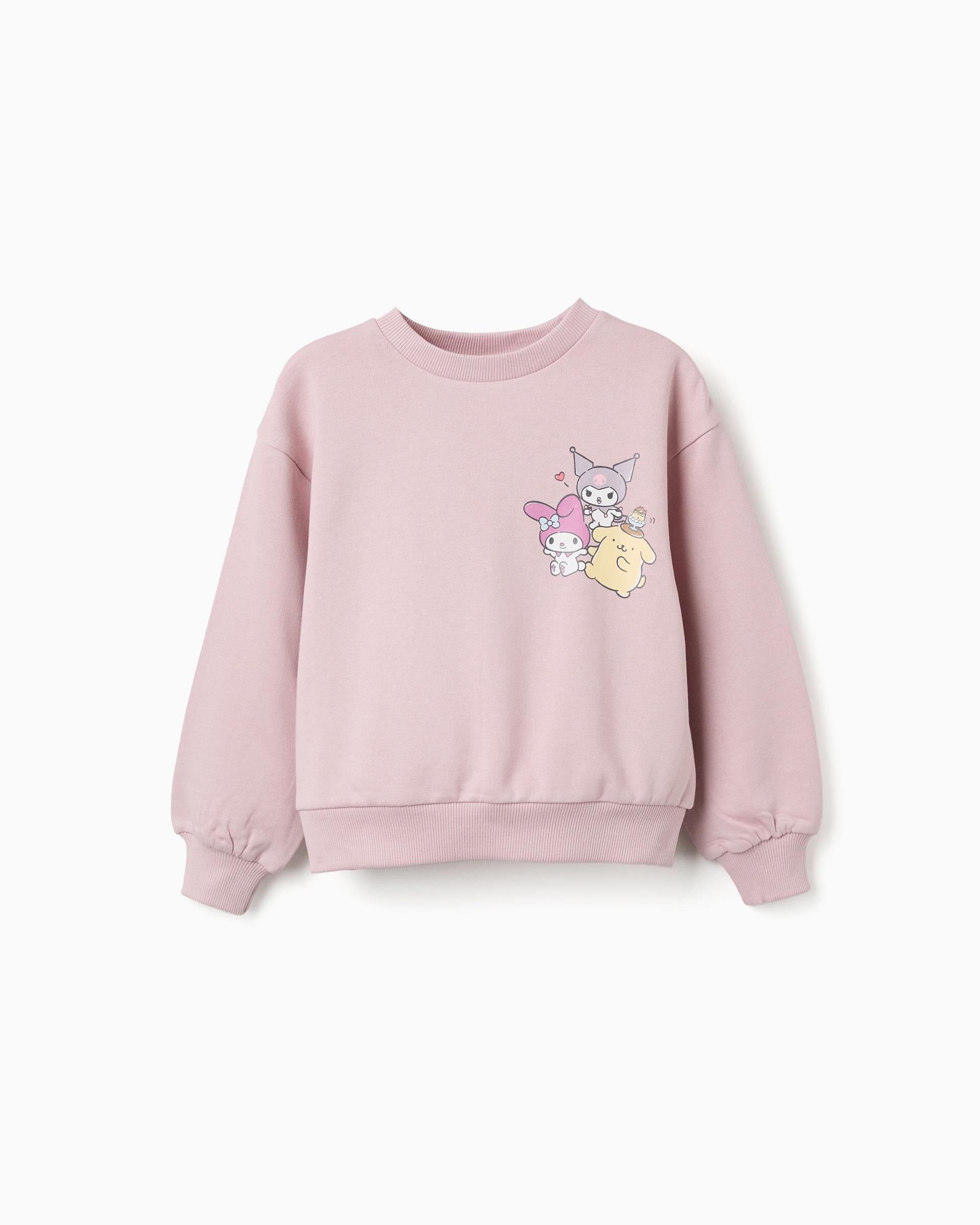 Imagen 1 de Sudadera de niña 100% algodón y con estampado kuromi - Zippy - Morado Morado