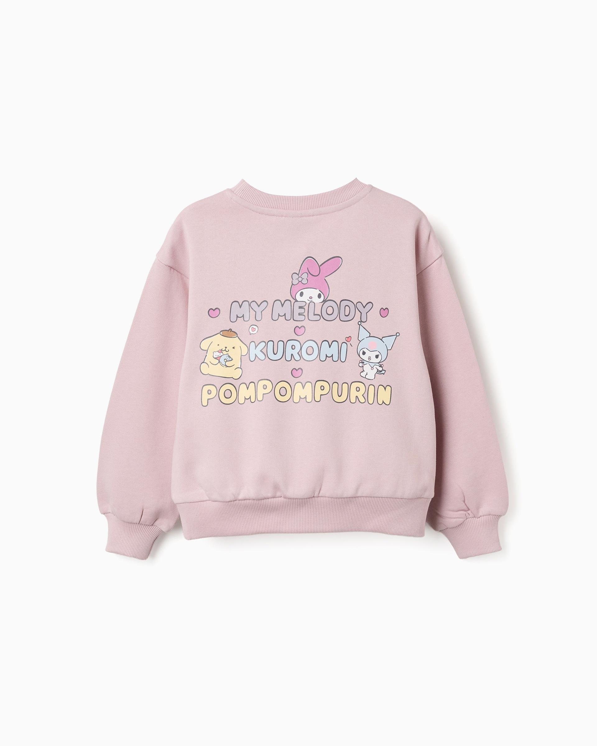 Imagen 3 de Sudadera de niña 100% algodón y con estampado kuromi - Zippy - Morado Morado
