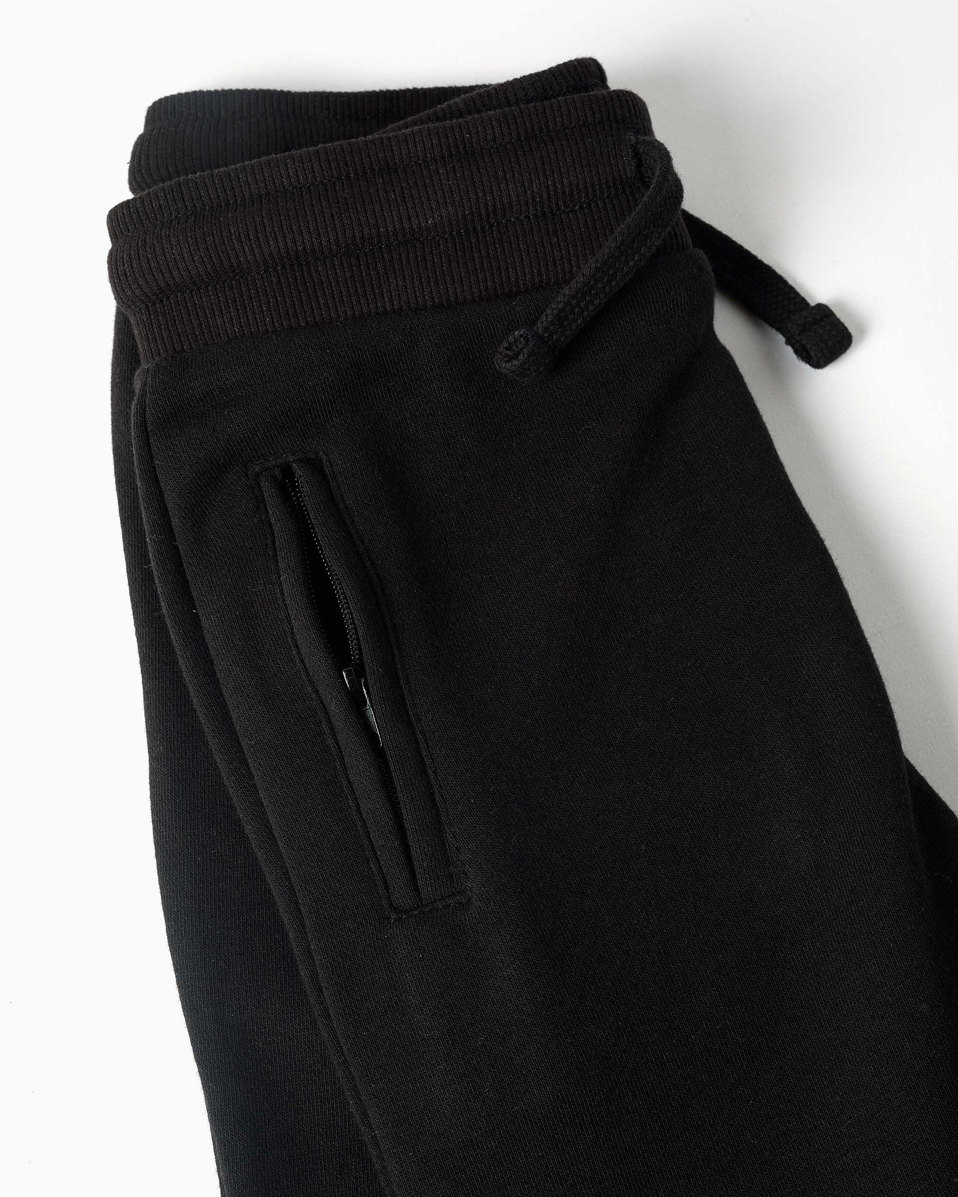 Pantálon de niño de felpa y con cordón - Zippy - Negro Negro-2