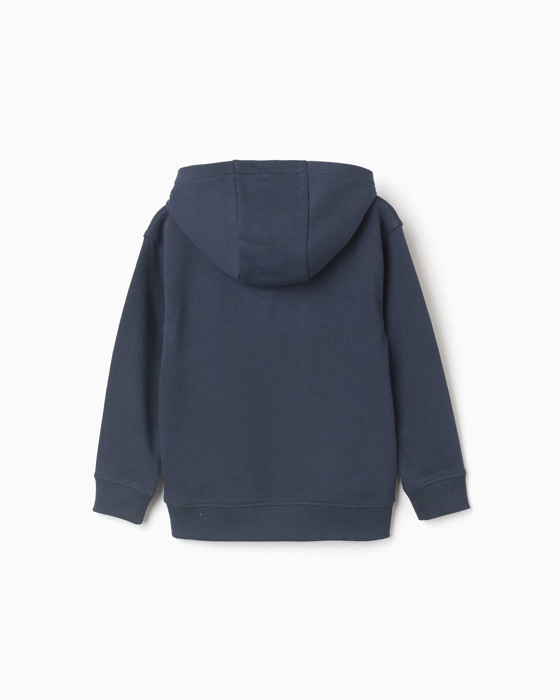 Imagen 3 de Sudadera de niño com capucha y estampado - Zippy - Azul marino Azul marino