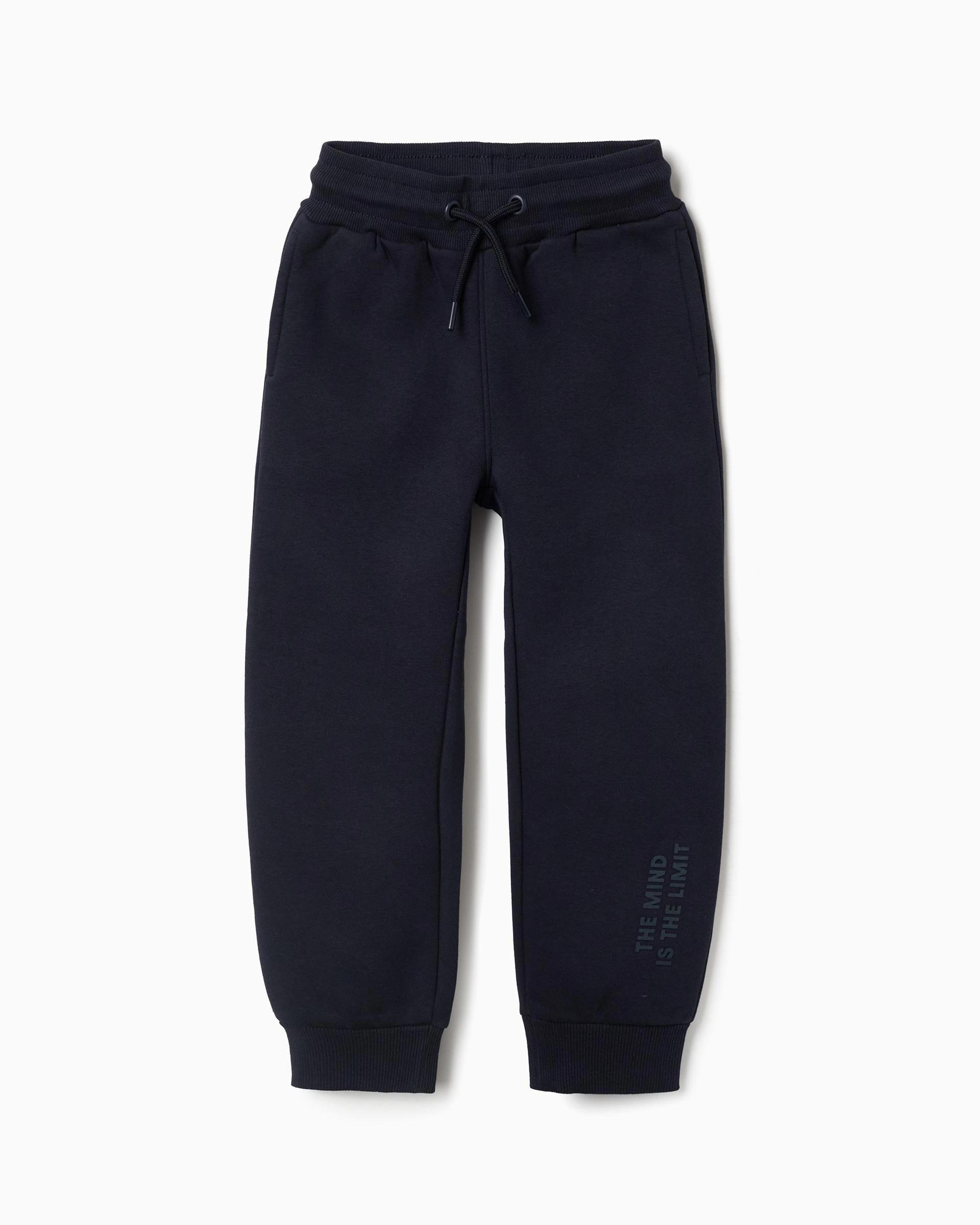 Pantálon de niño perchado y con cordón - Zippy - Azul marino Azul marino-1
