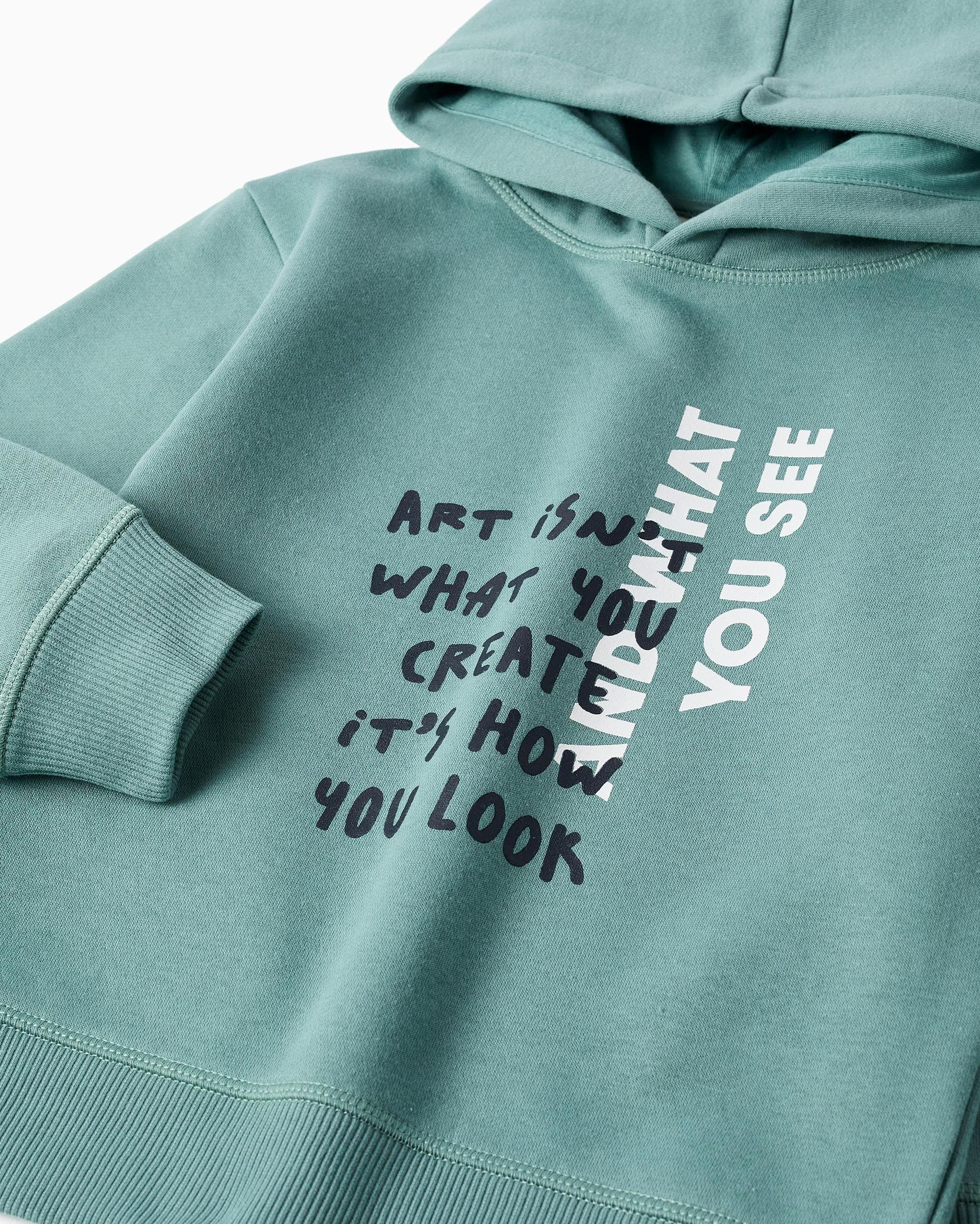 Conjunto de ropa deportiva de niño perchado y con estampado - Zippy - Verde claro Verde claro-2