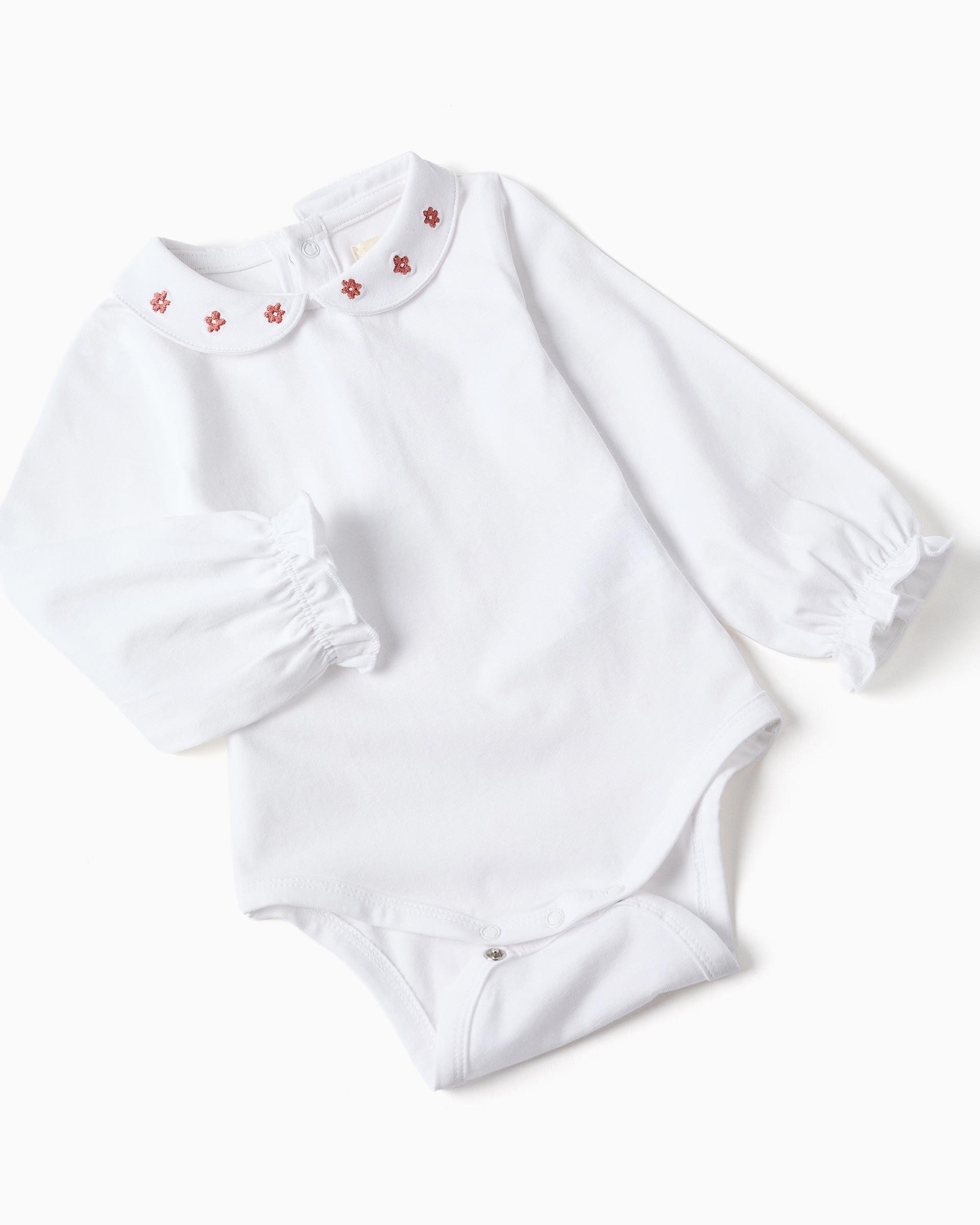 Conjunto de bebé niña con bordado y de punto - Zippy - Rosa Rosa-2