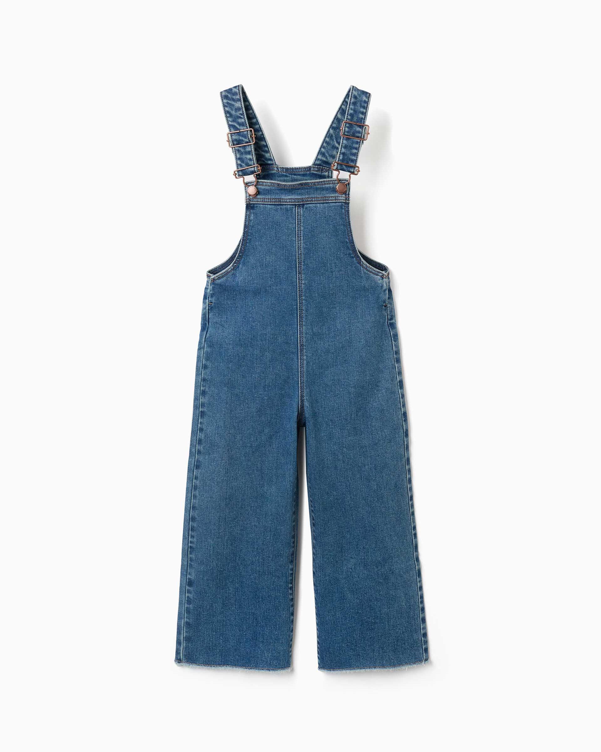 Mono de niña de algdón de perna ancha - Zippy - Azul Azul-1