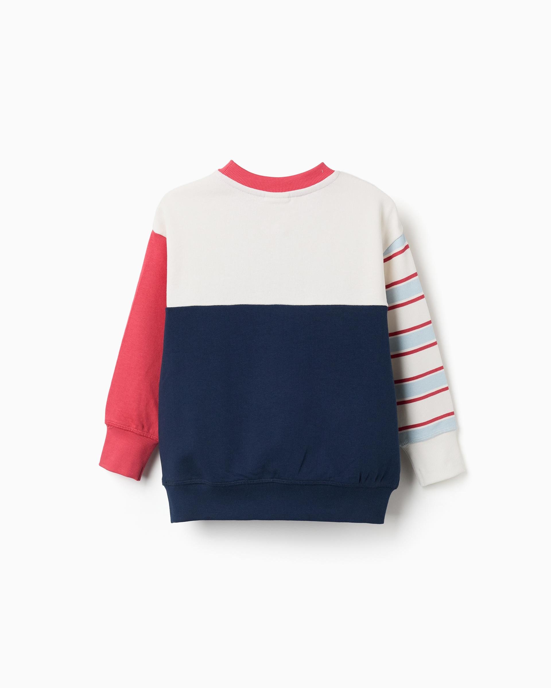 Imagen 3 de Sudadera de niño perchada y con estampados Spider Man - Zippy - Azul marino Azul marino