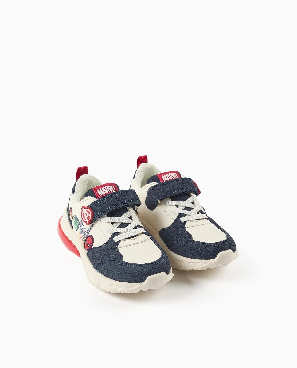 Zapatillas de luces de niño con estampado avengers - Zippy - Azul marino Azul marino-2