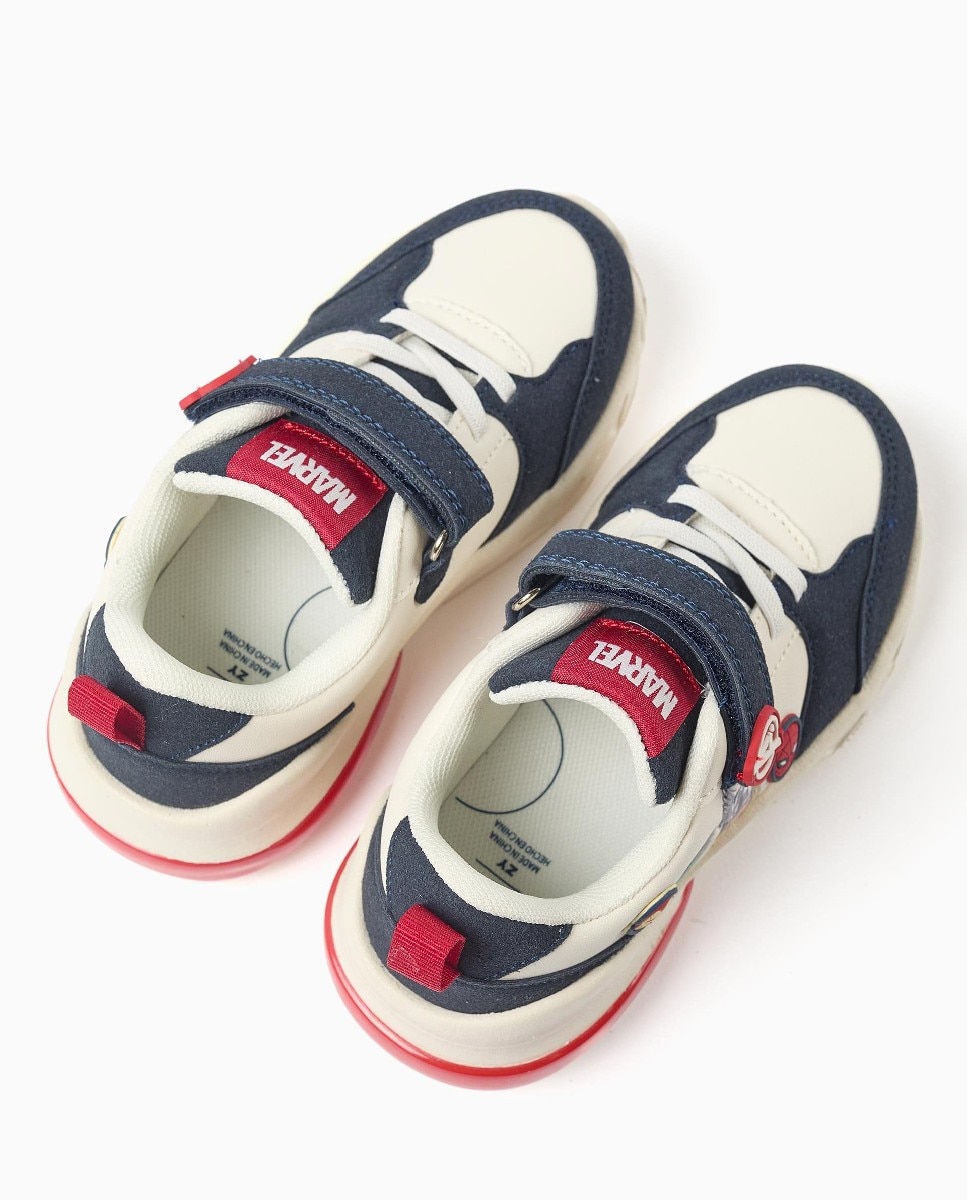 Zapatillas de luces de niño con estampado avengers - Zippy - Azul marino Azul marino-3