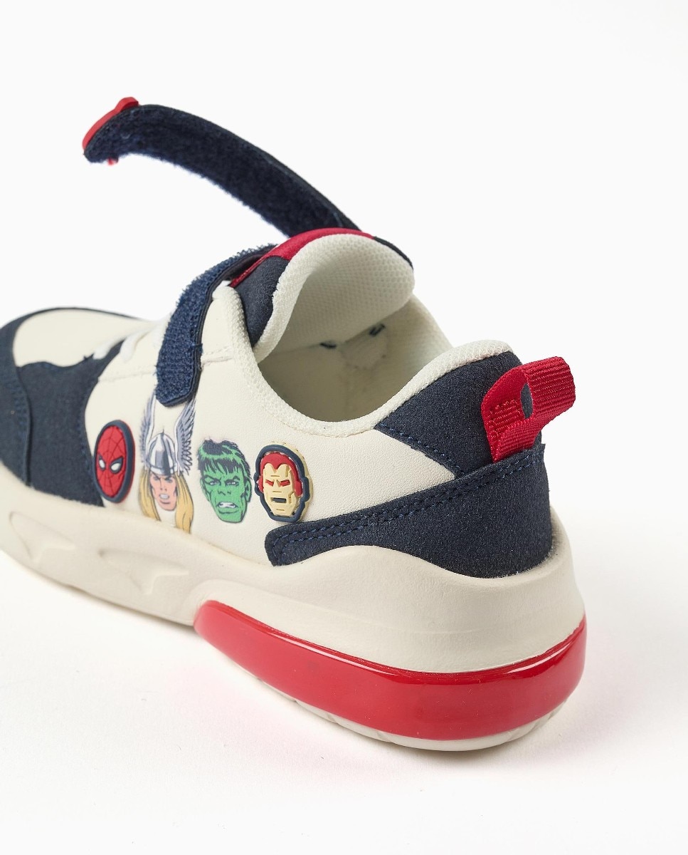 Zapatillas de luces de niño con estampado avengers - Zippy - Azul marino Azul marino-4