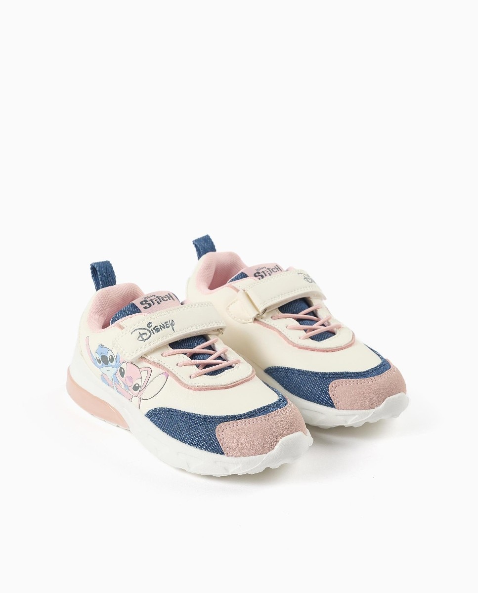 Zapatillas de luces de niña con estampado stitch - Zippy - Beige Beige-2