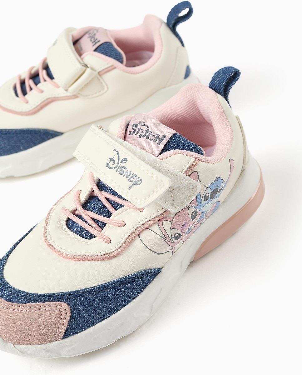 Zapatillas de luces de niña con estampado stitch - Zippy - Beige Beige-4