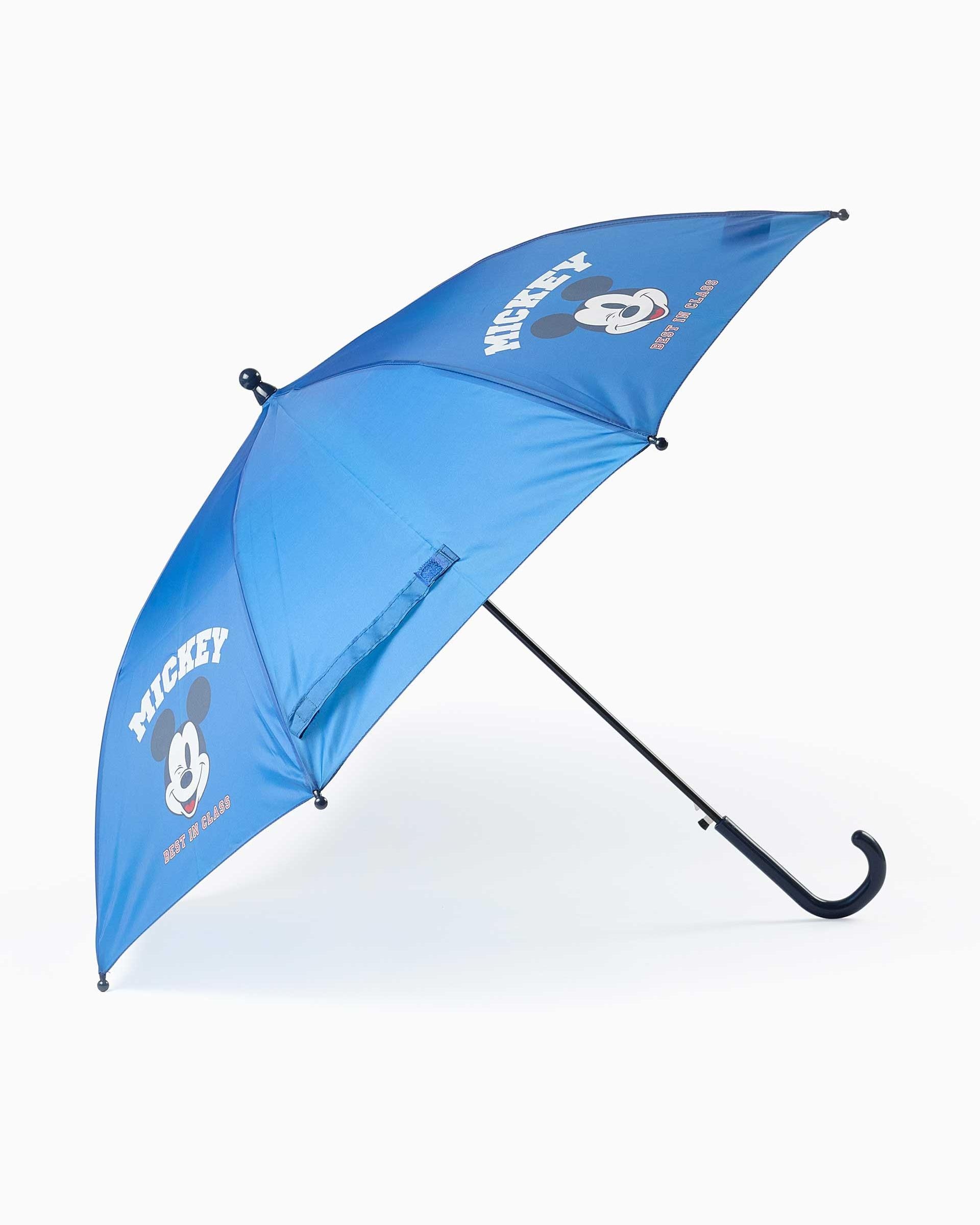 Imagen 0 de Paragua de niño con estampado mickey y abertura automática Azul