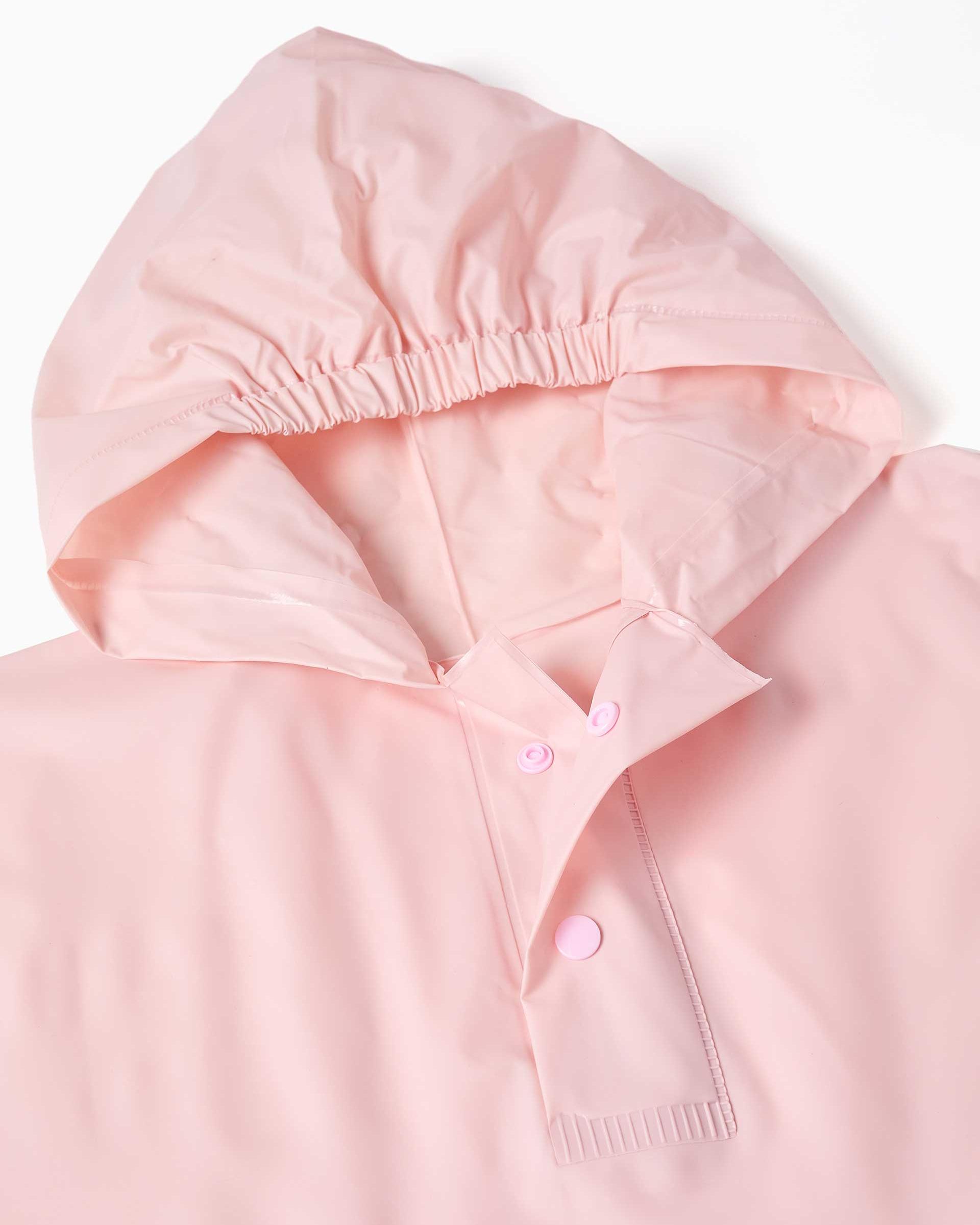 Capa de lluvia con capucha y estampado stitch - Zippy - Rosa Rosa-2