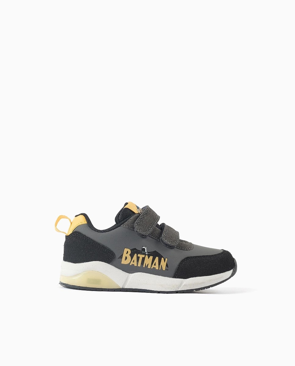 Imagen 1 de Zapatillas deportivas de niño con luces y estampado batman - Zippy - Negro Negro