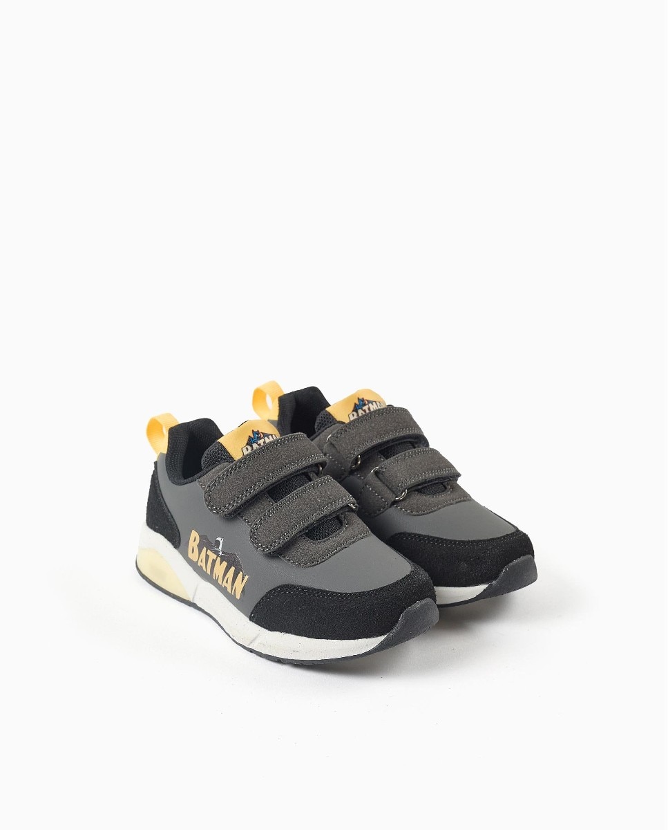 Imagen 2 de Zapatillas deportivas de niño con luces y estampado batman - Zippy - Negro Negro