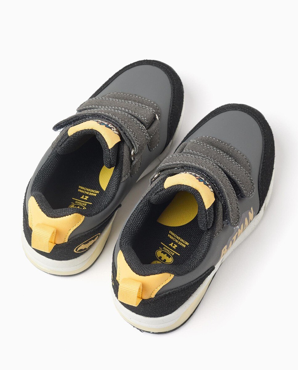 Imagen 3 de Zapatillas deportivas de niño con luces y estampado batman - Zippy - Negro Negro