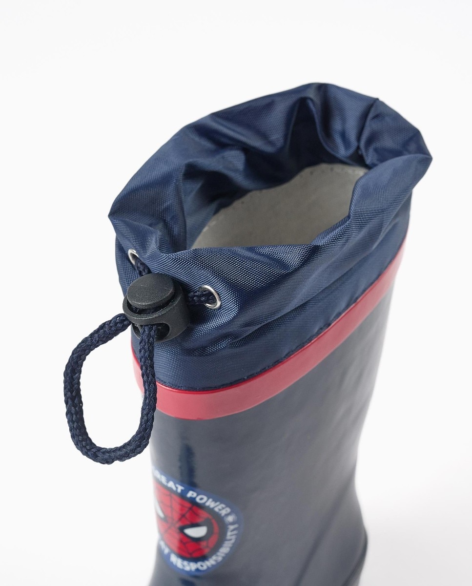 Botas de agua niño con estampados spider man y suela antideslizante - Zippy - Azul marino Azul marino-4