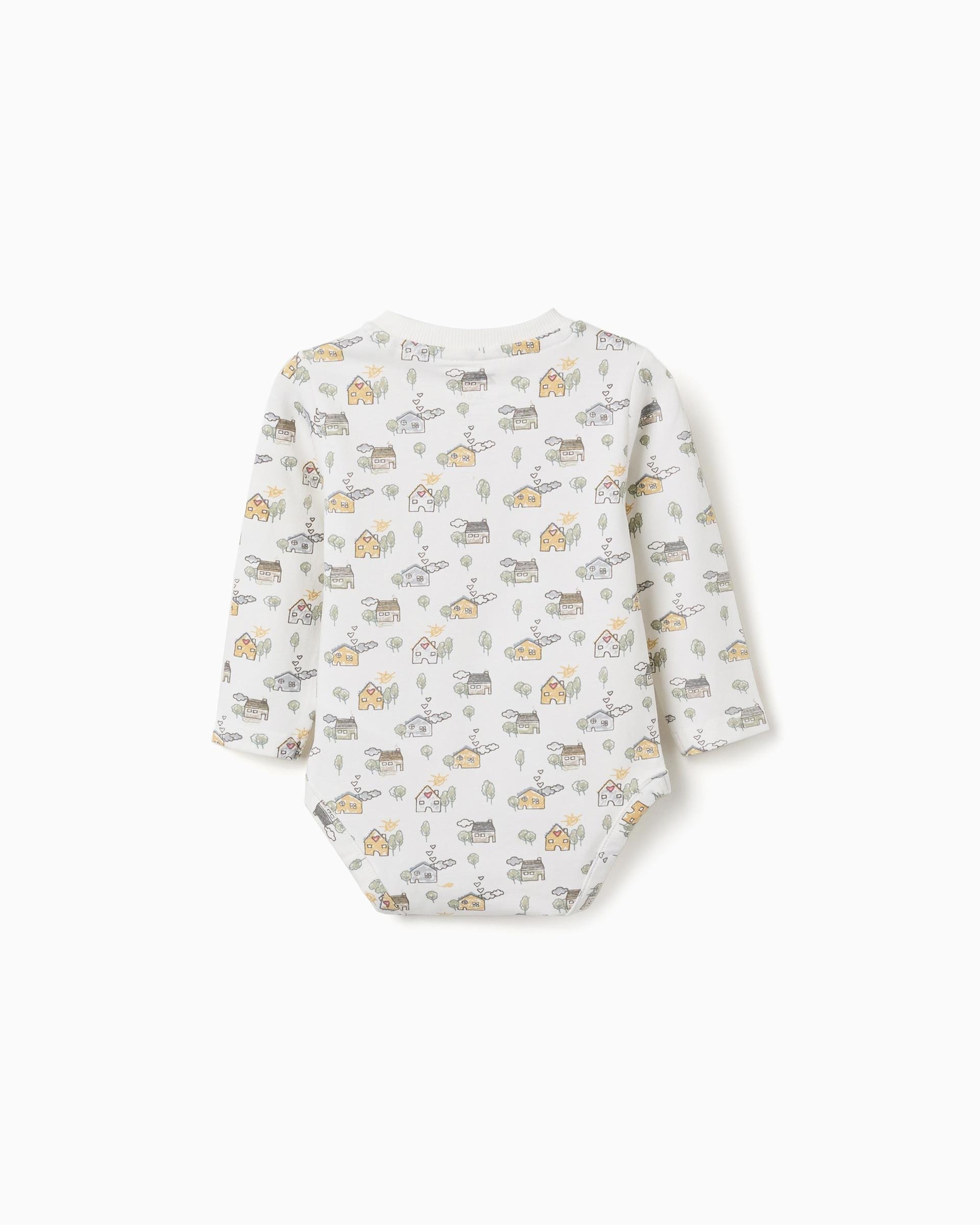 Body de bebé niño de algodón y con estampado - Zippy - Blanco Blanco-3