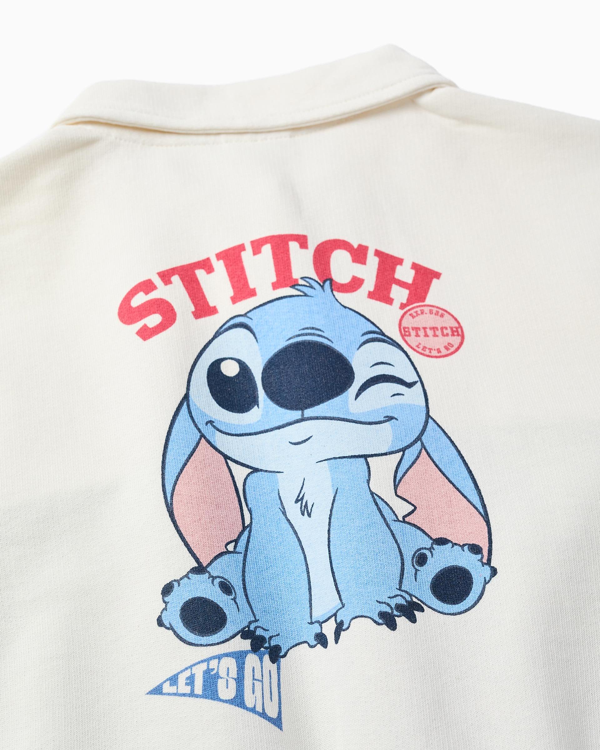 Imagen 4 de Sudadera de niña 100% algodón y con estampado Stitch - Zippy - Azul claro Azul claro