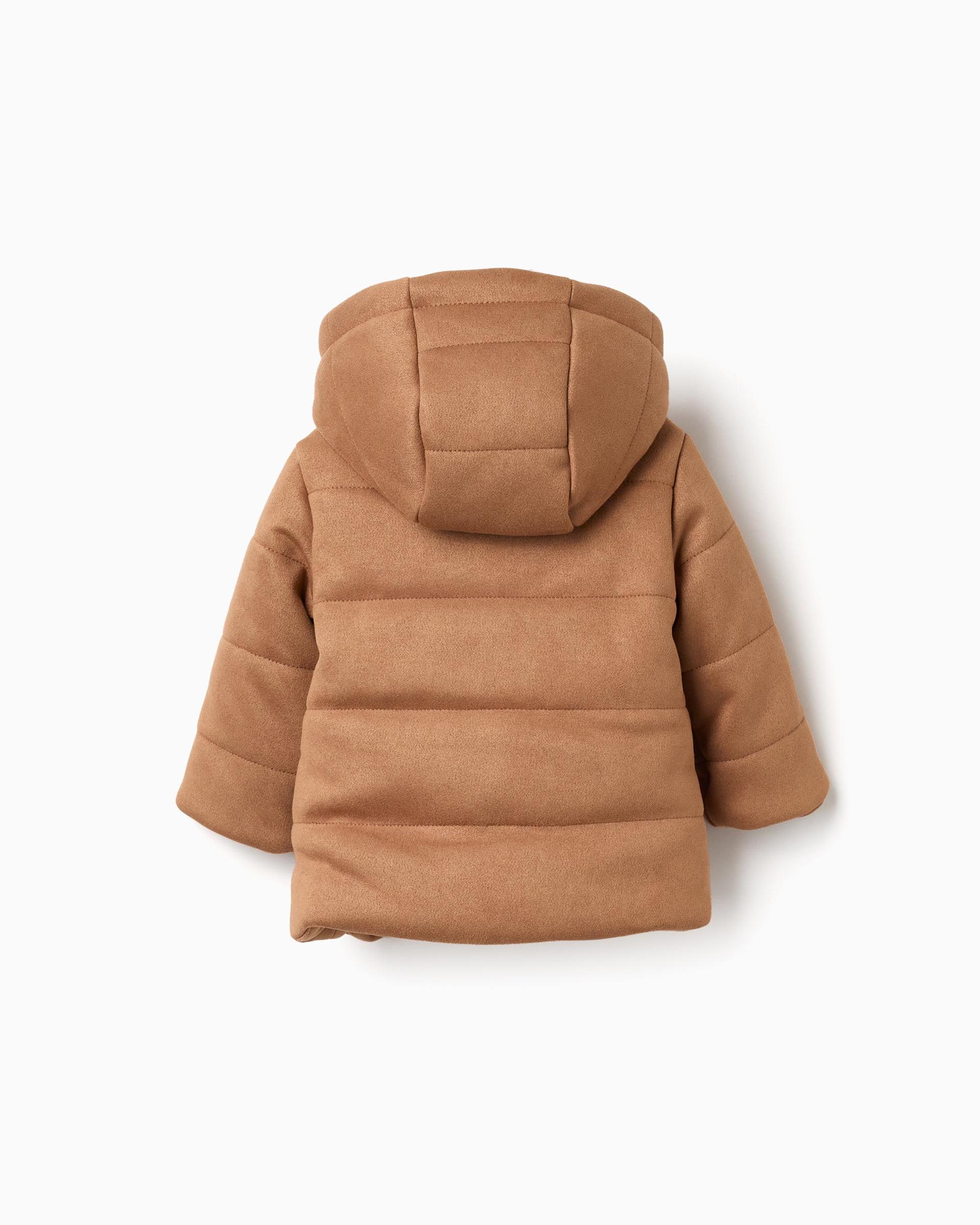 Imagen 3 de Abrigo de bebé con capucha y acolchado - Zippy - Beige Beige