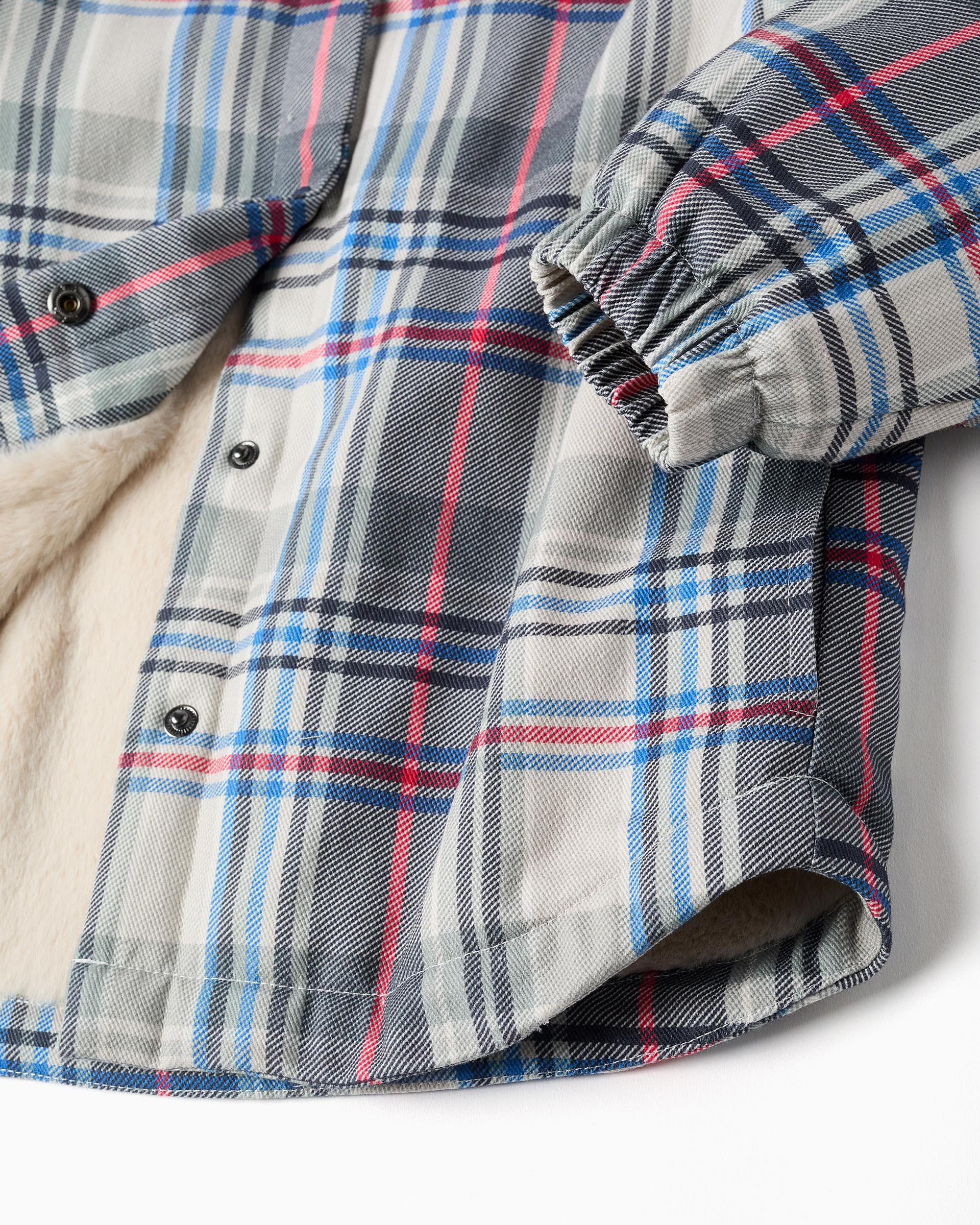 Chaqueta de niña con capucha y forro de pelo - Zippy - Azul Azul-4