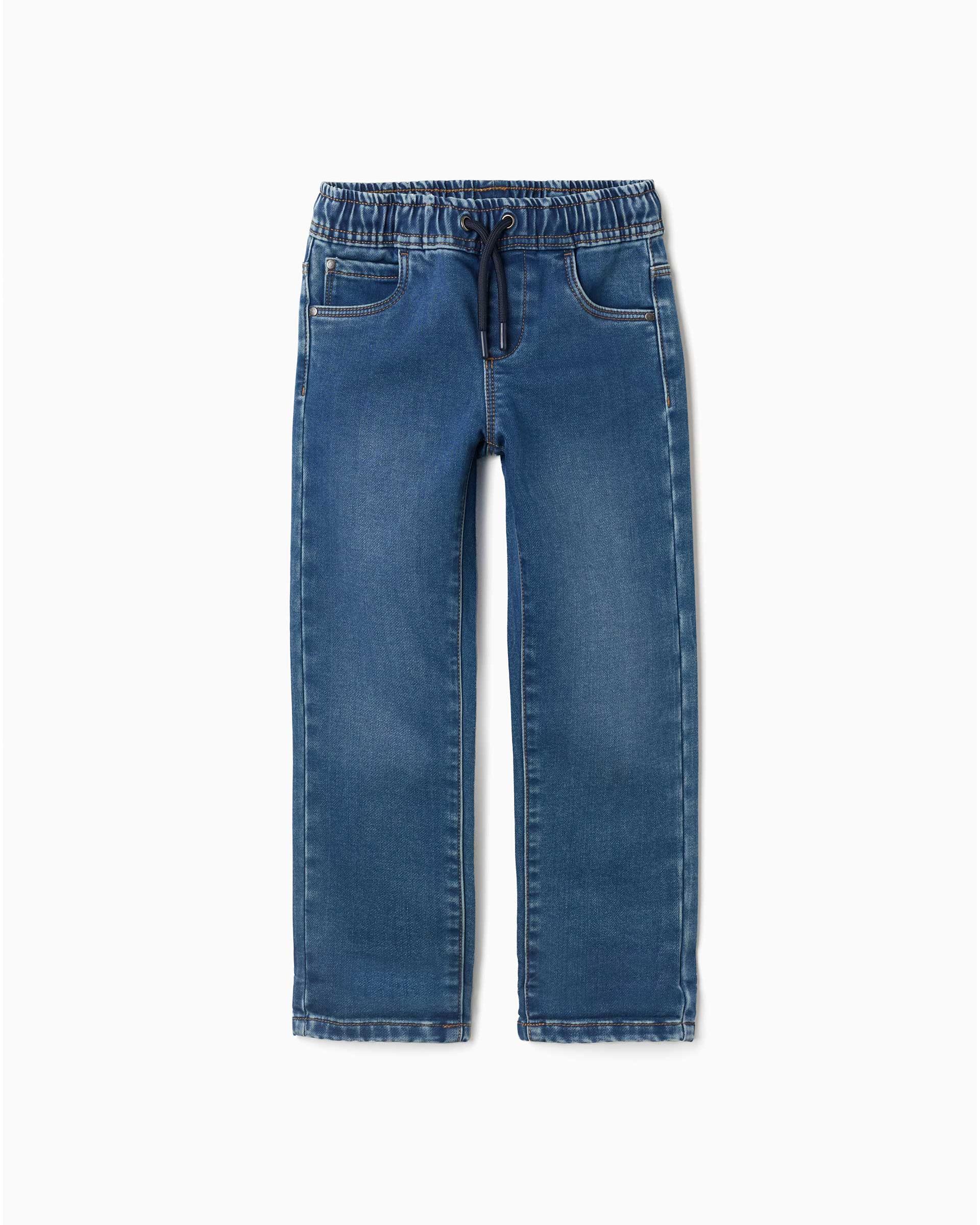Vaquero de niño ajustable com cordón y con 5 bolsillos - Zippy - Azul Azul-1