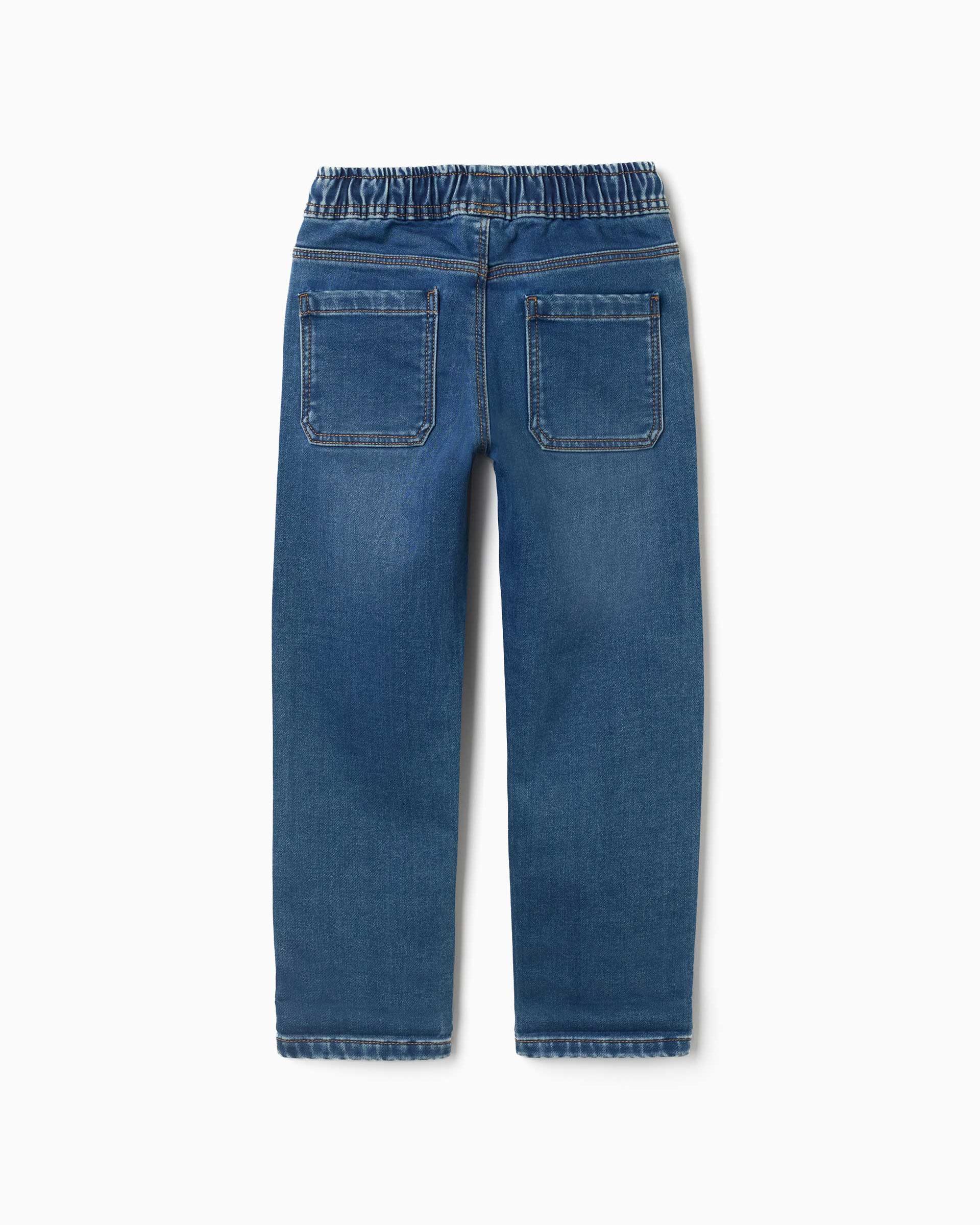 Vaquero de niño ajustable com cordón y con 5 bolsillos - Zippy - Azul Azul-3