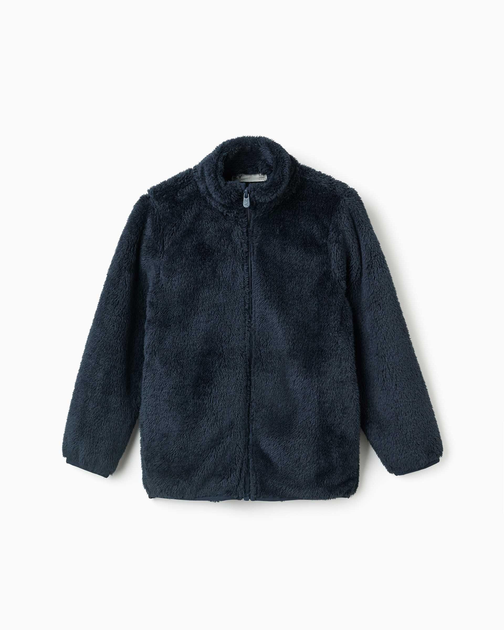 Imagen 0 de Chaqueta de niño con cierre de cremallera y bolsillos Azul marino