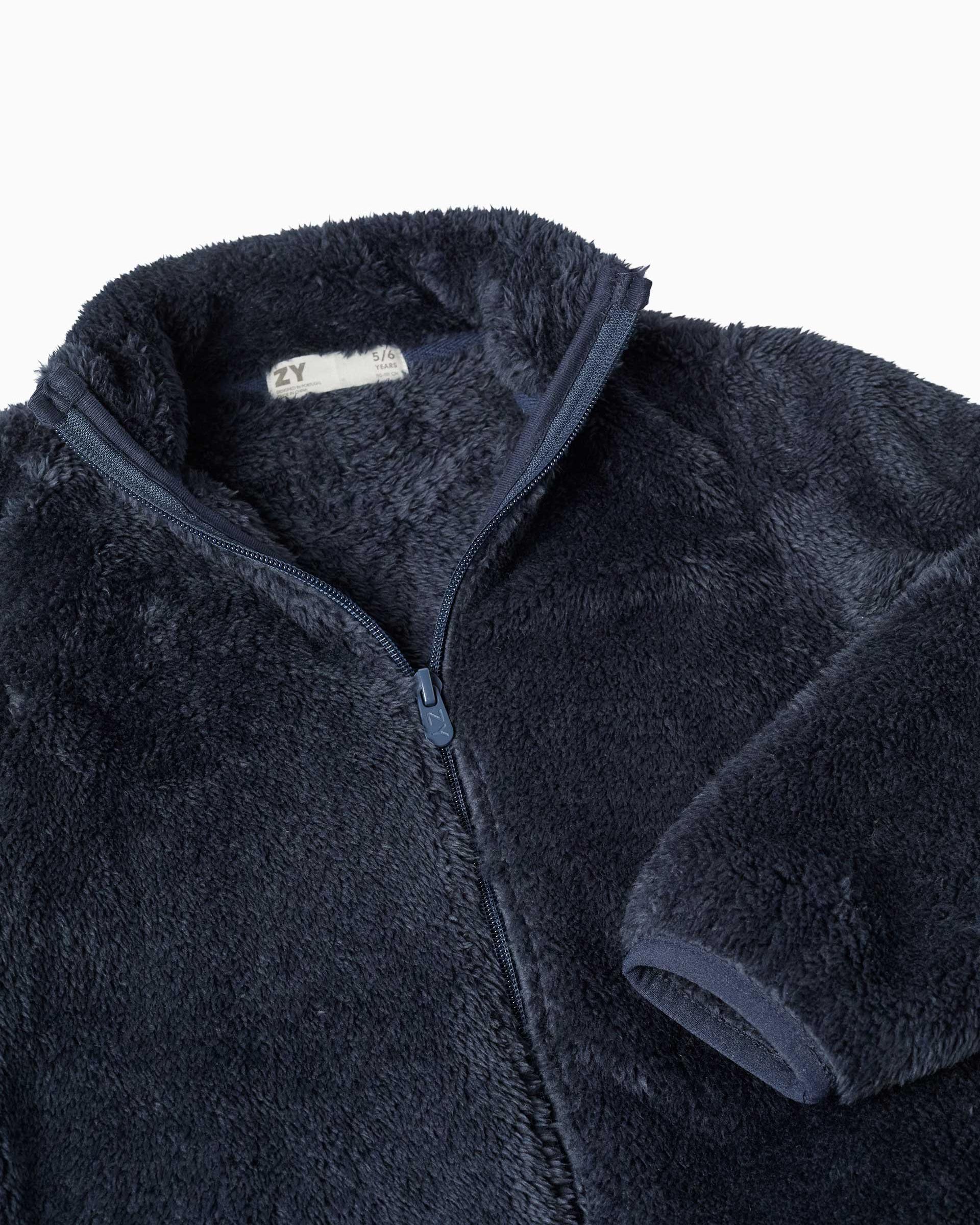 Chaqueta de niño con cierre de cremallera y bolsillos - Zippy - Azul marino Azul marino-2