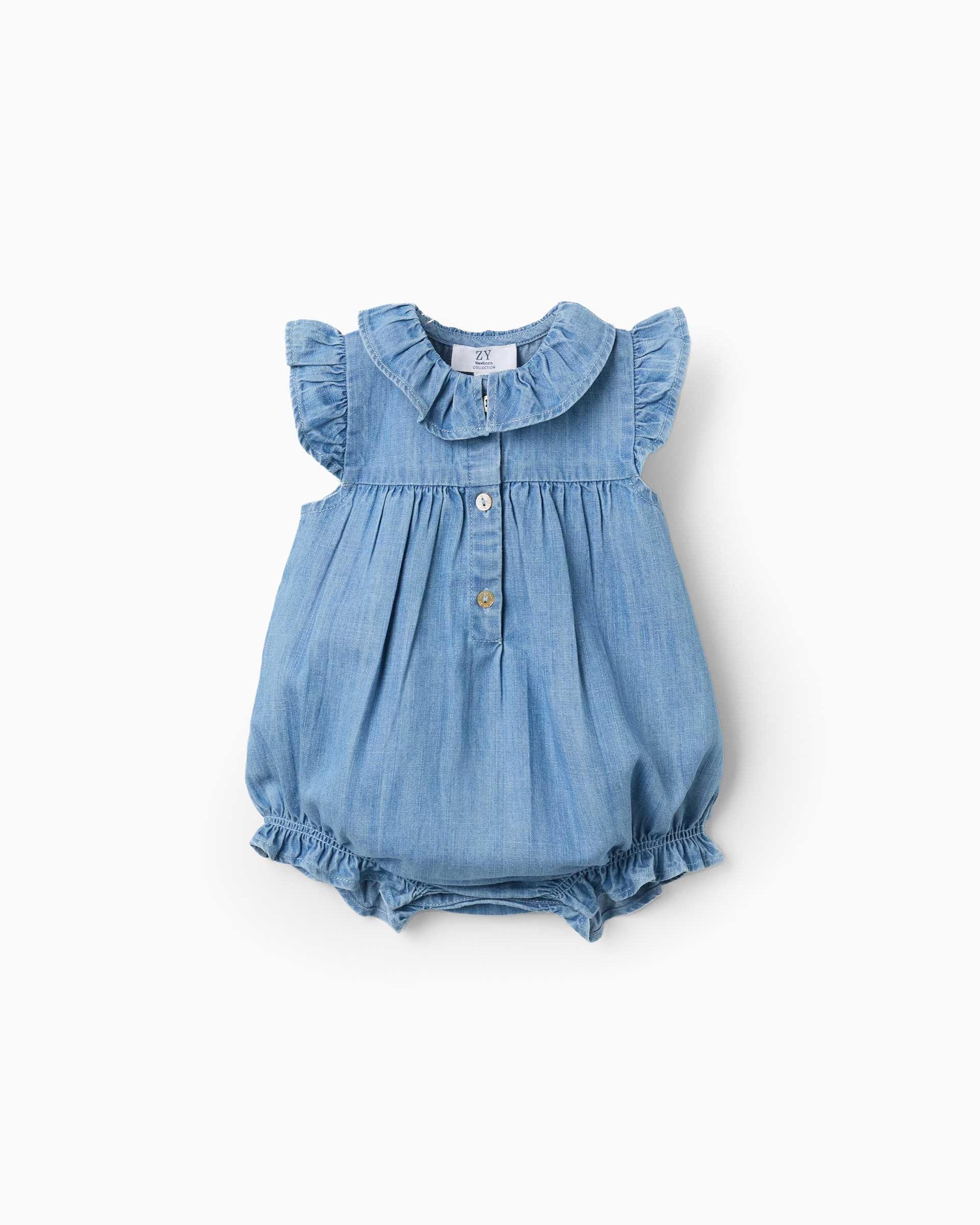 Ranita de bebé niña 100% algodón y con volantes