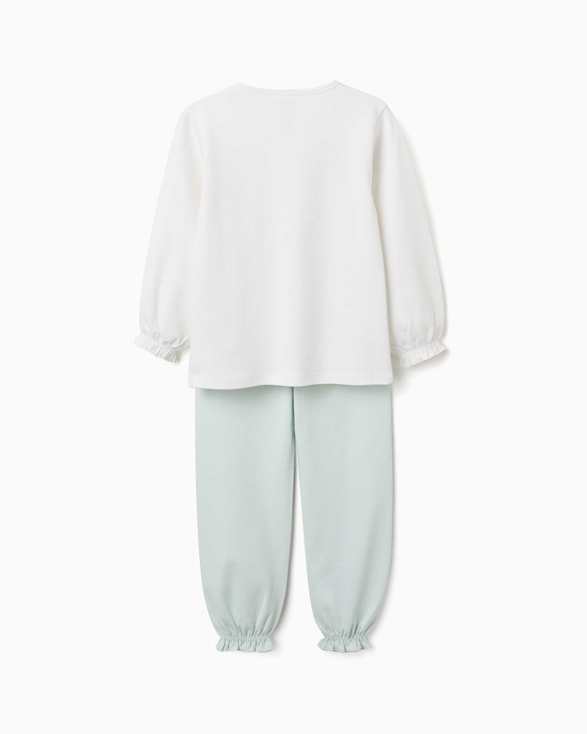 Imagen 3 de Pijama de niña 100% algodón y con estampado princesas disney - Zippy - Blanco Blanco