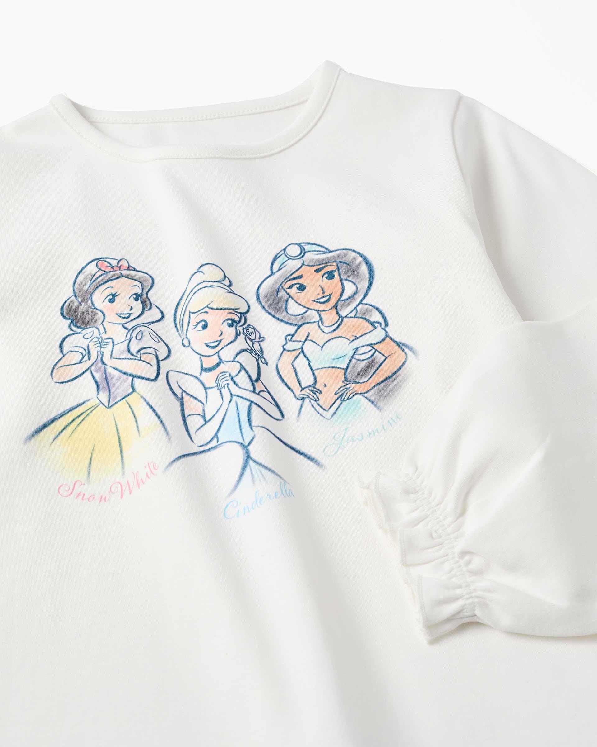 Imagen 2 de Pijama de niña 100% algodón y con estampado princesas disney - Zippy - Blanco Blanco