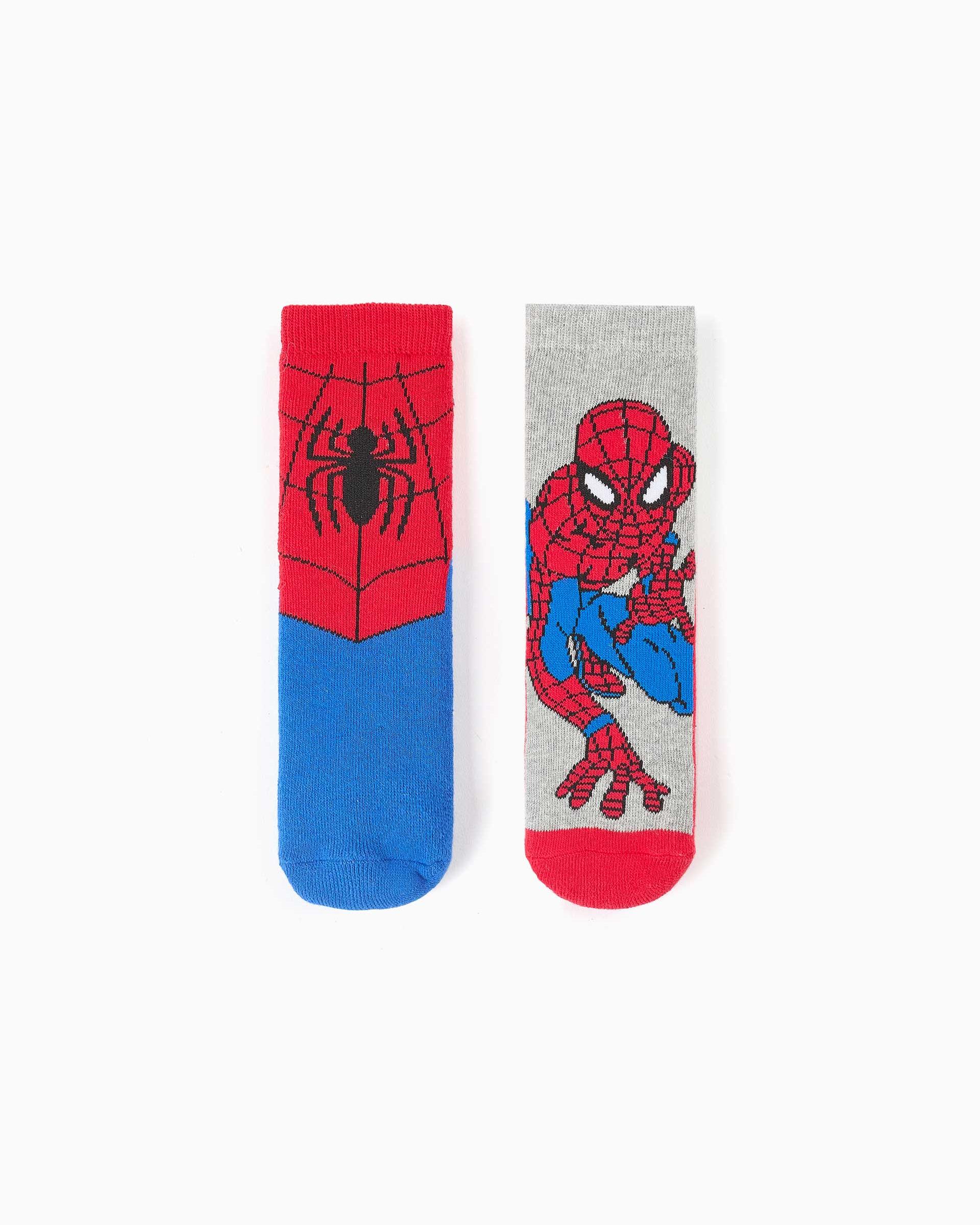 Calcetin de niño antideslizantes y con estampados spider man - Zippy - Multicolor Multicolor-1