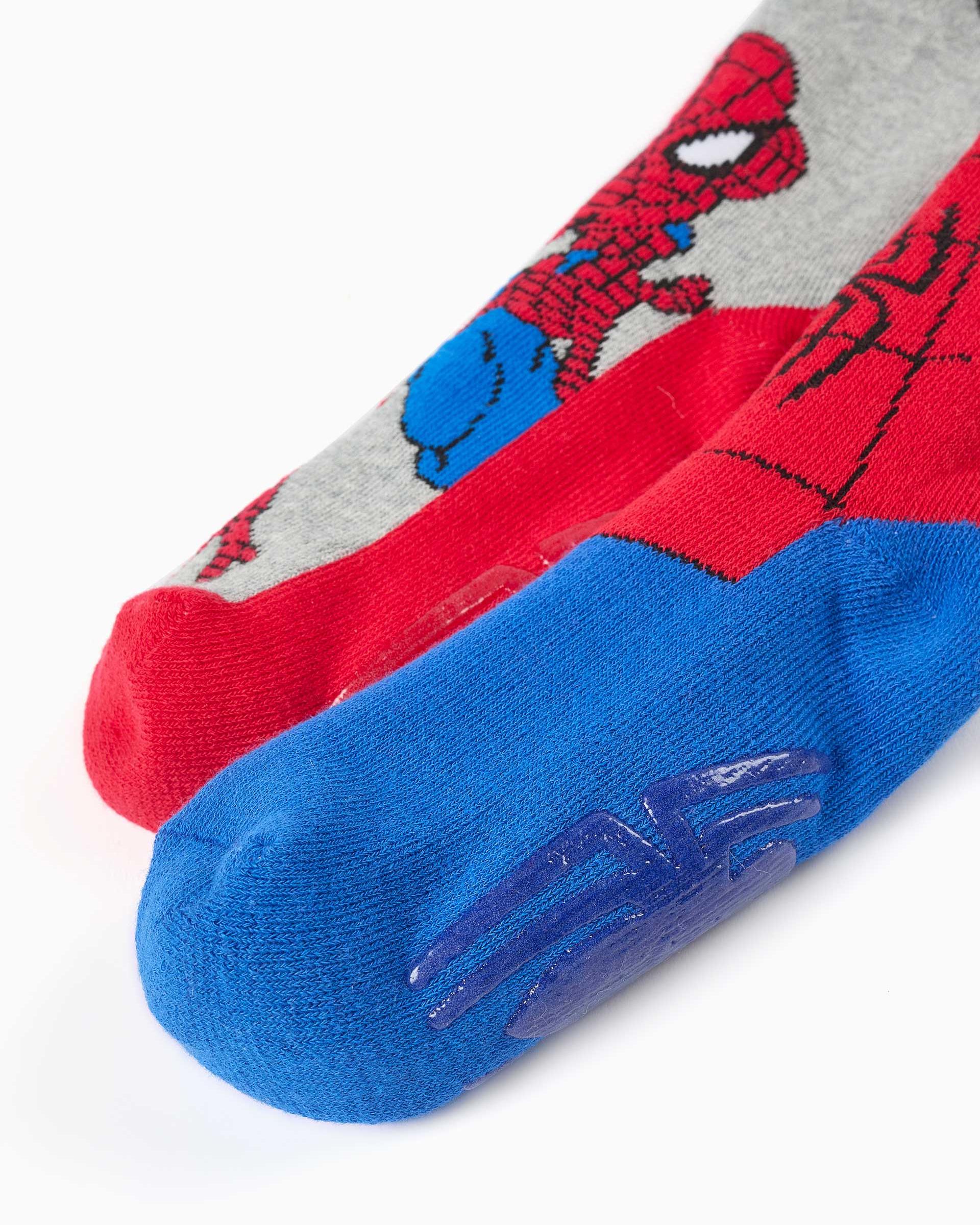 Calcetin de niño antideslizantes y con estampados spider man - Zippy - Multicolor Multicolor-2